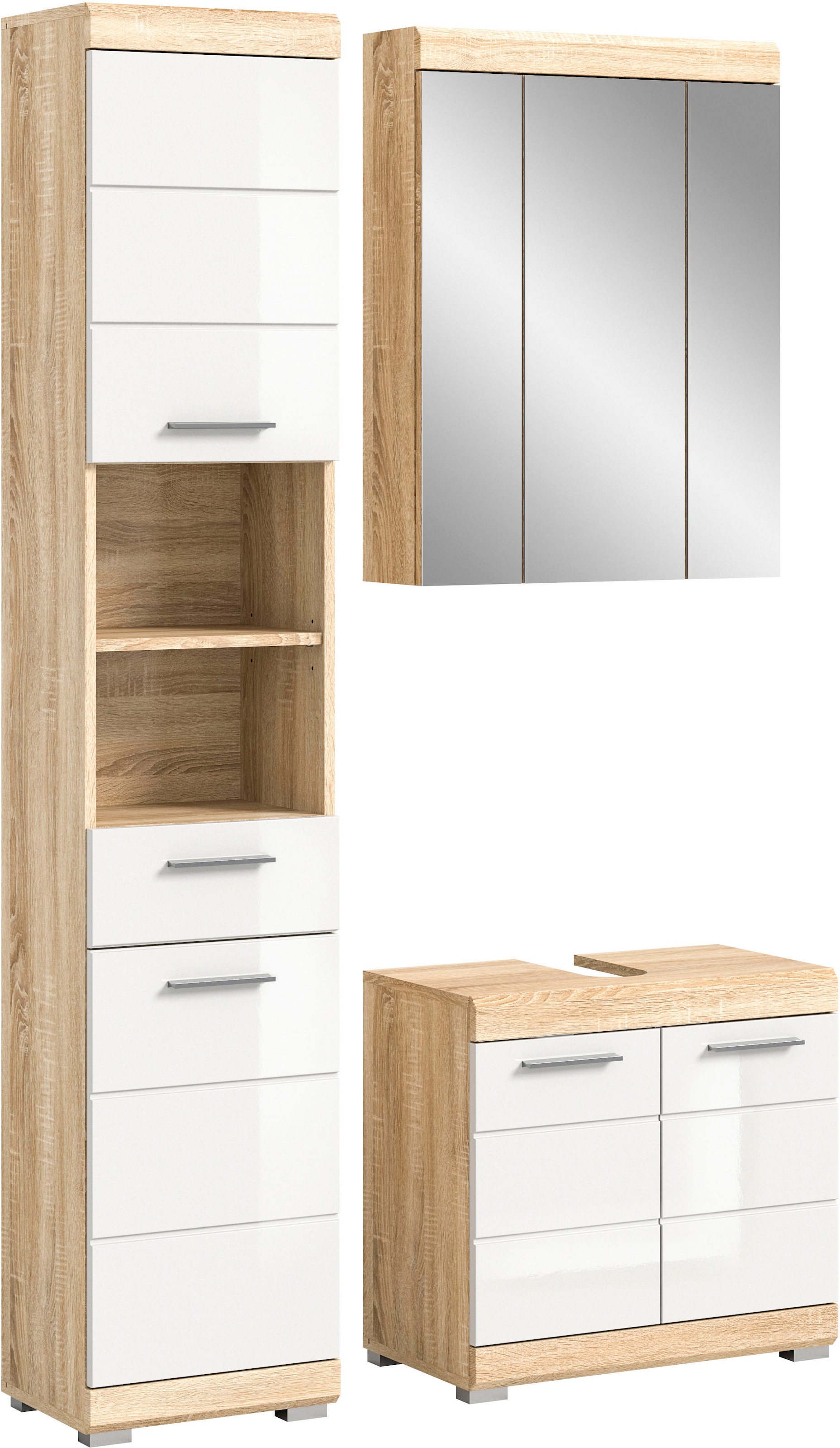 INOSIGN Badmöbel-Set »Siena, 3 teilig, bestehend aus:« Set, TOPSELLER!, 3 Stk. tlg.