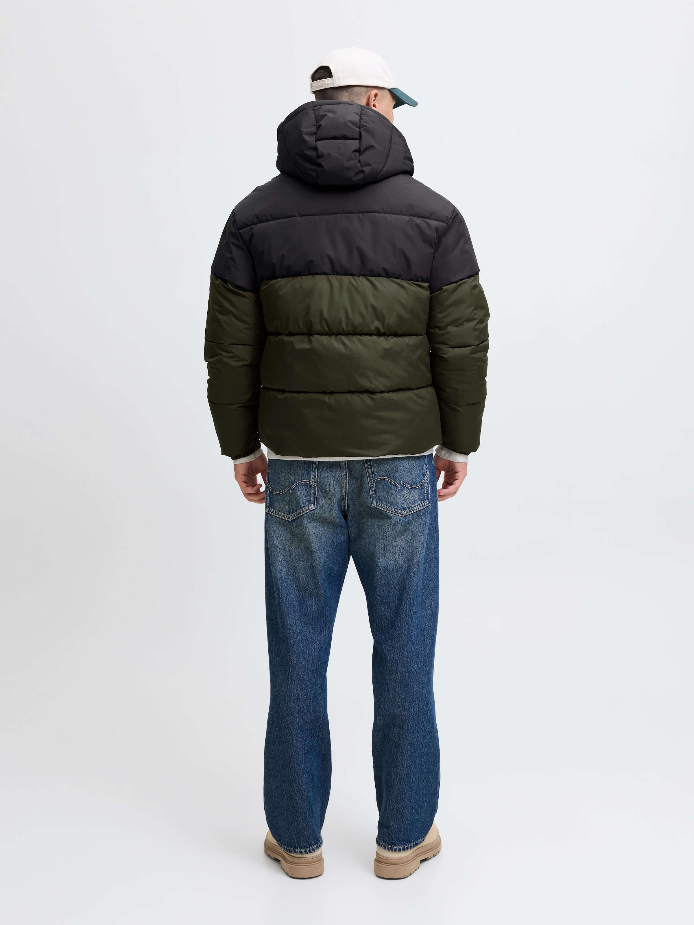 Jack & Jones Veste matelassée »JJMAZE PUFFER HOOD« mit Kapuze