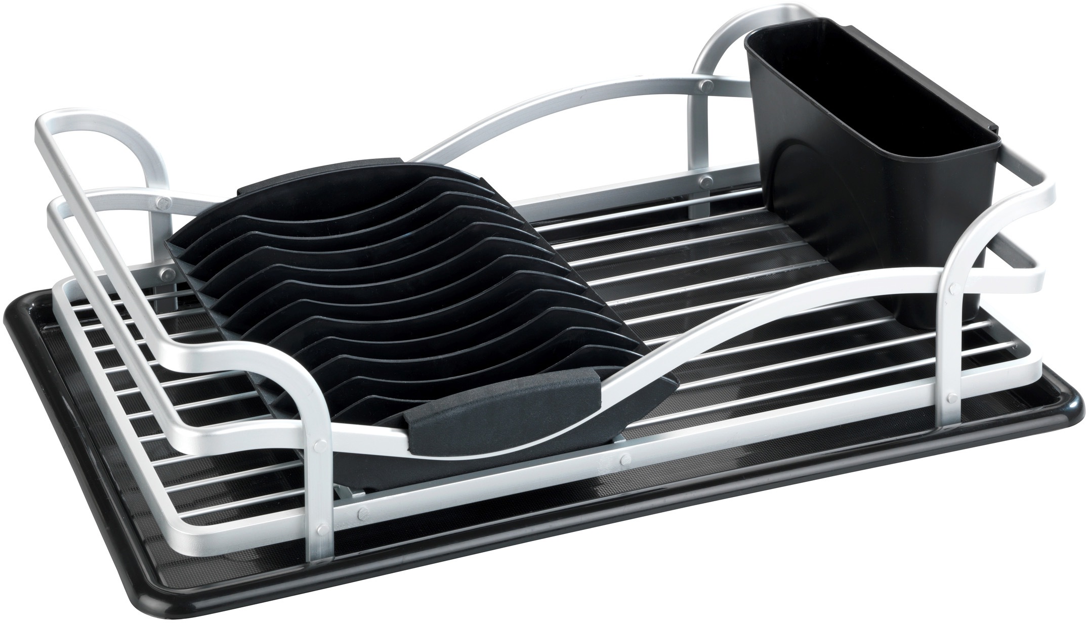 Image of WENKO Geschirrständer, (1 tlg., kein Set), Aluminium/Kunststoff, mit abnehmbaren Besteckkorb bei Ackermann Versand Schweiz