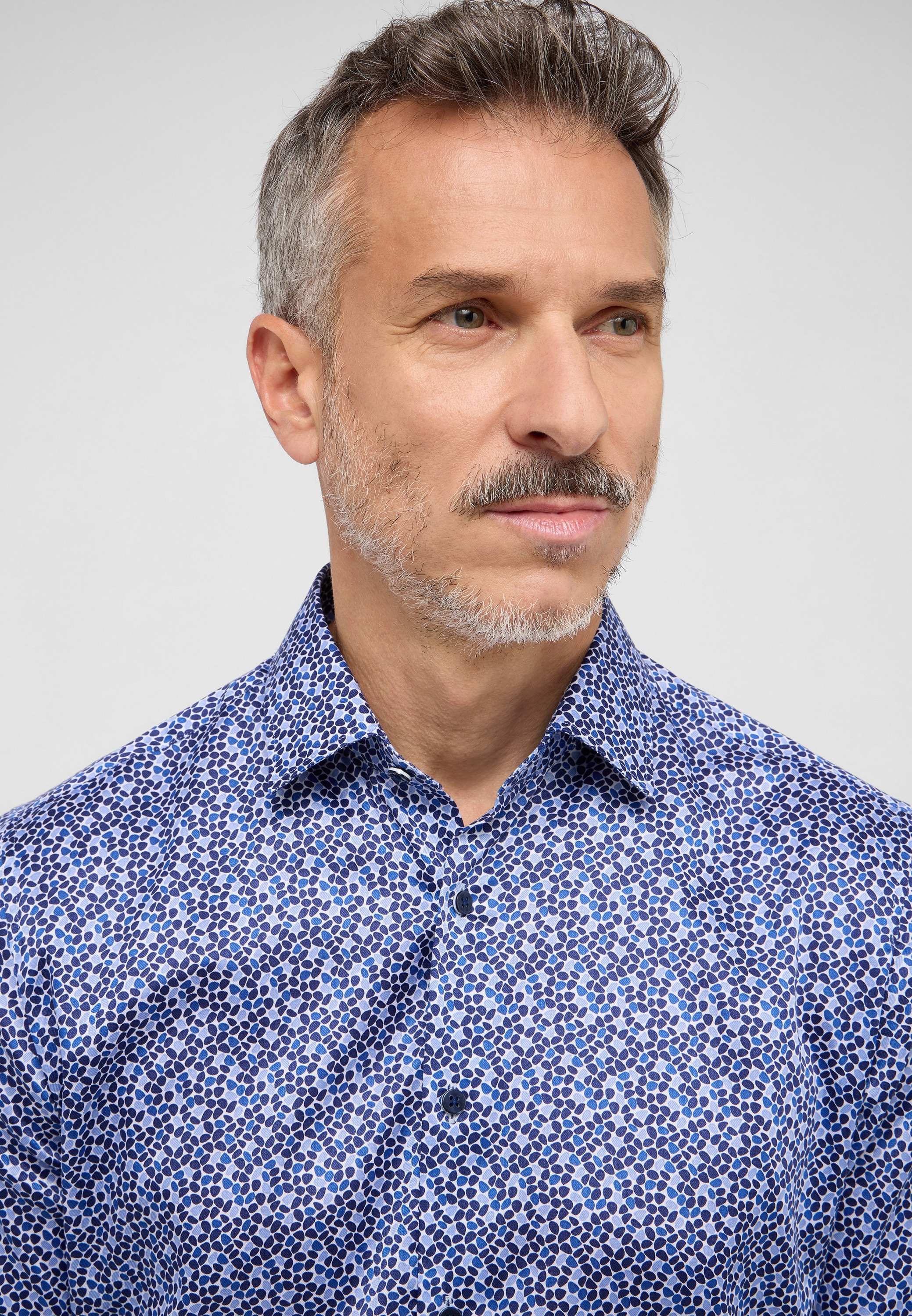 Eterna Langarmhemd »SLIM FIT« EASY IRON (bügelleicht)