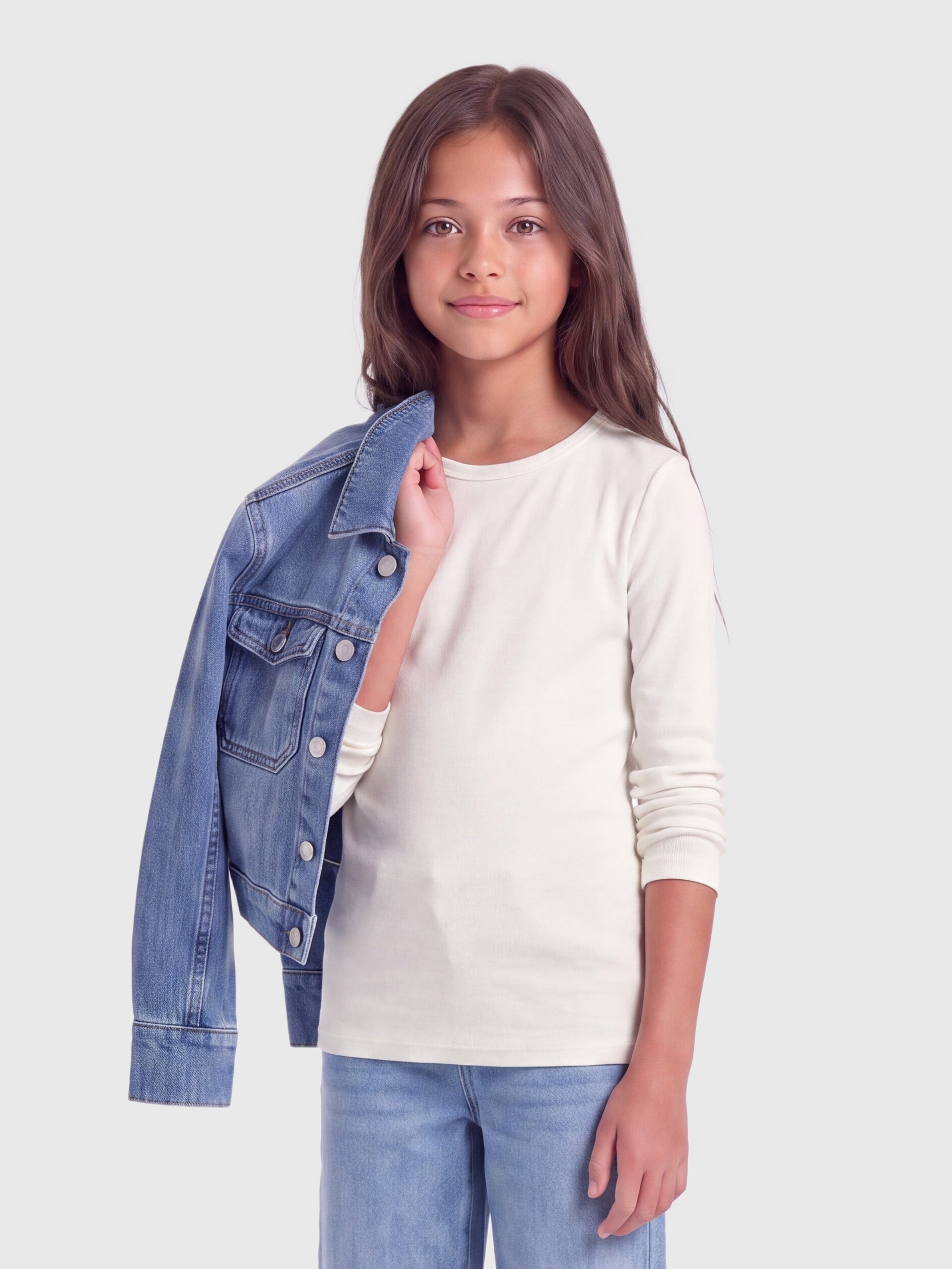 KIDS ONLY T-shirt à manches longues »KOGLUCKY L/S O NECK TOP JRS 2-PACK« Paquet, 2