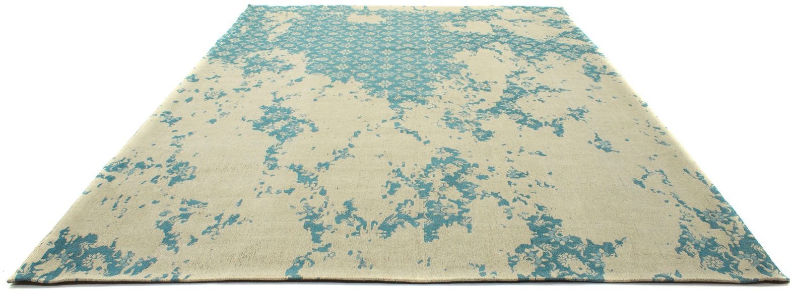 morgenland Teppich »VINTAGE COMET«, rechteckig, 6 mm Höhe, Kurzflor, Viskose, Shabby, Wohnzimmer