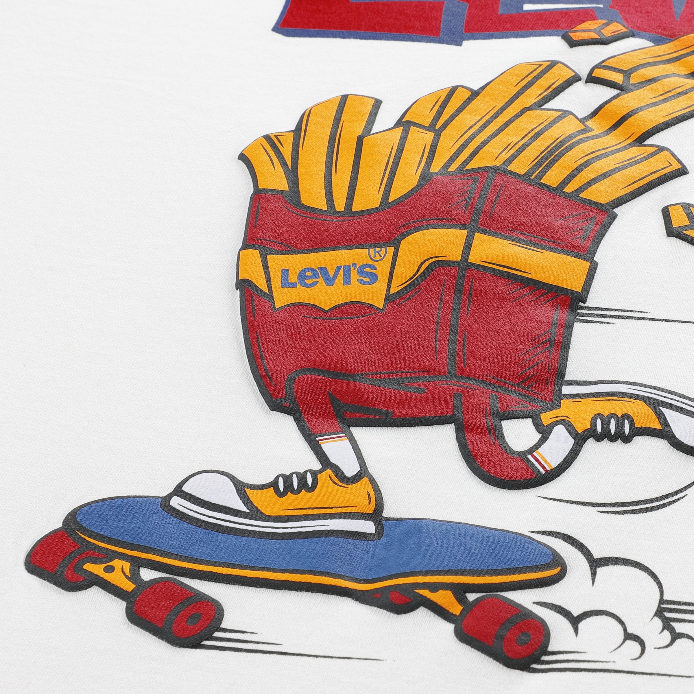 Levi's® Kids T-Shirt »LVB FRIES ON THE LOOSE TEE« for Boys, mit coolem Logo-Print