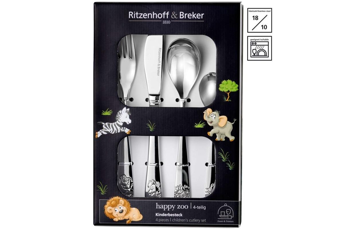 Ritzenhoff & Breker Kinderbesteck »Happy Zoo 4-teilig«
