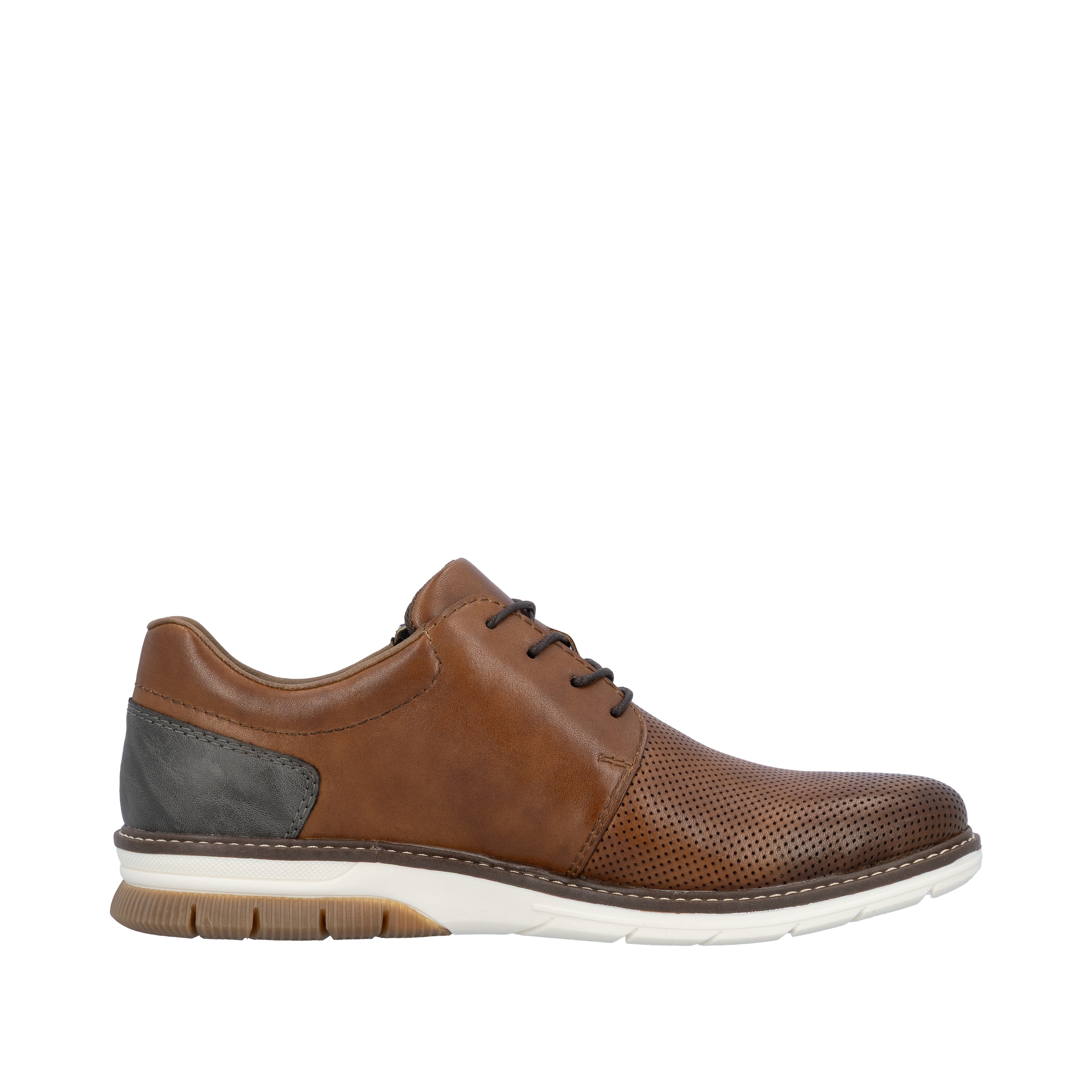 Rieker Schnürschuh  Halbschuh, Freizeitsneaker, Casual-Schnürer mit Perforation