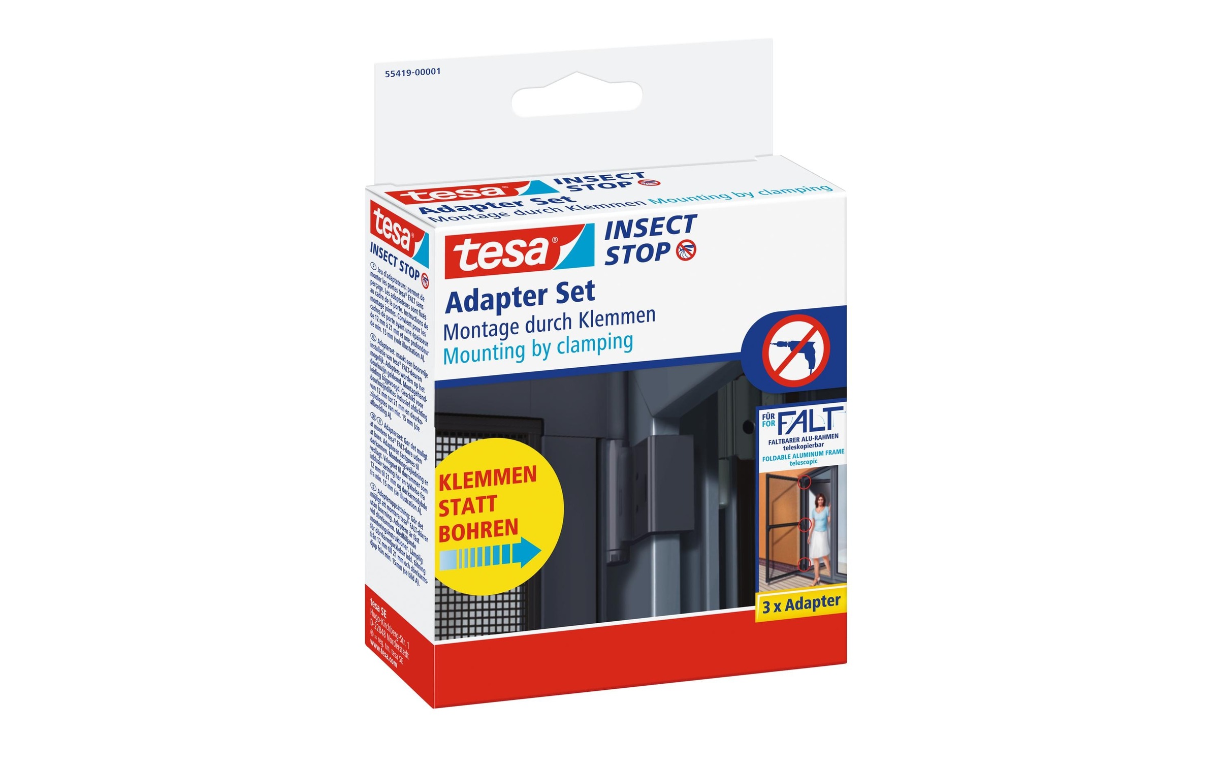 Image of tesa Wandhalter "Set Insect Stop FALT A" 1 Stk. tlg.