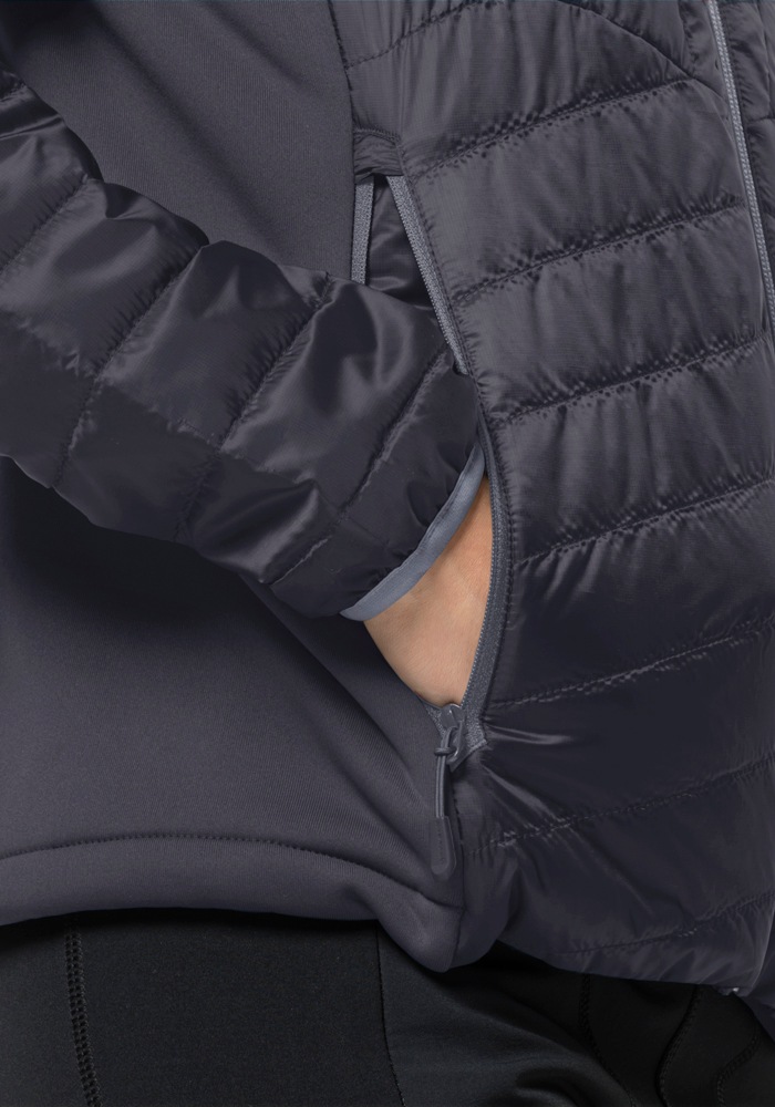 Jack Wolfskin Steppjacke »ROUTEBURN PRO INS JKT W«, mit Kapuze