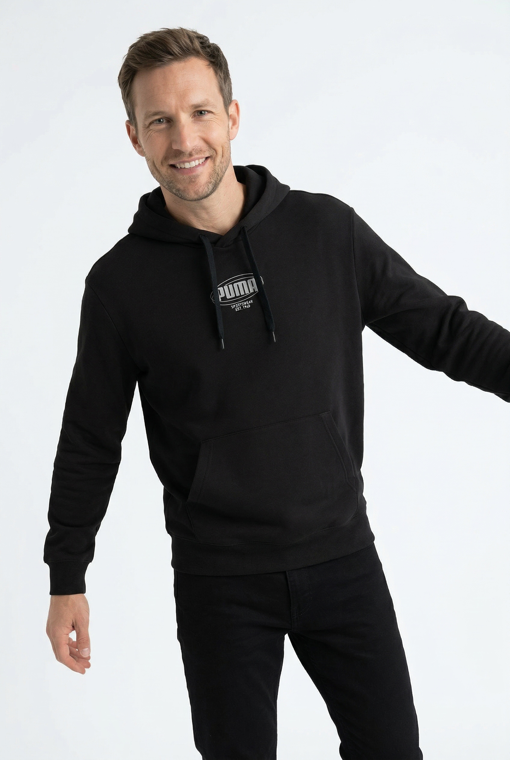 PUMA Kapuzensweatshirt »ESS LOGO LAB STORY 1 HOODIE TR«, Regular Fit, mit Kapuze, mit Kängurutasche, sportlicher Stil
