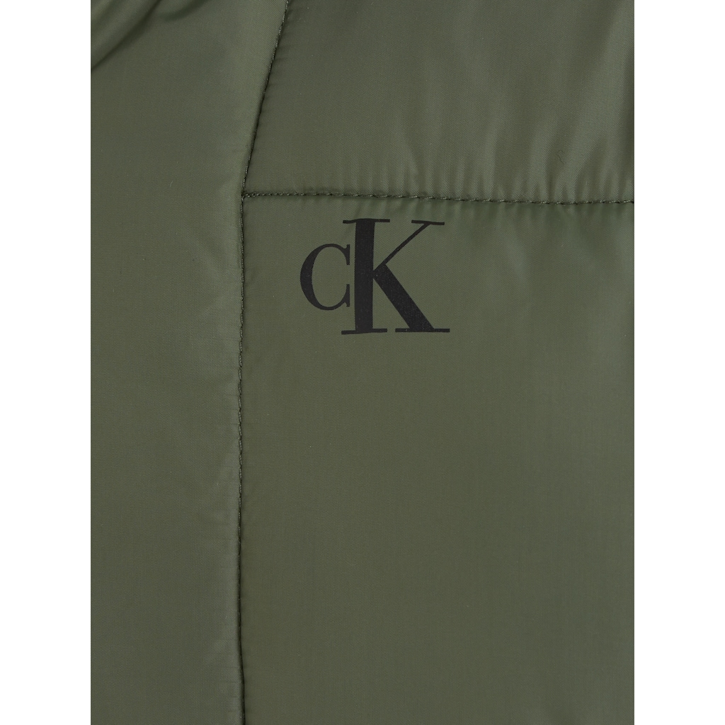 Calvin Klein Jeans Parka »ESSENTIAL PARKA PUFFER«, mit Kapuze, mit abtrennbarer Kapuze