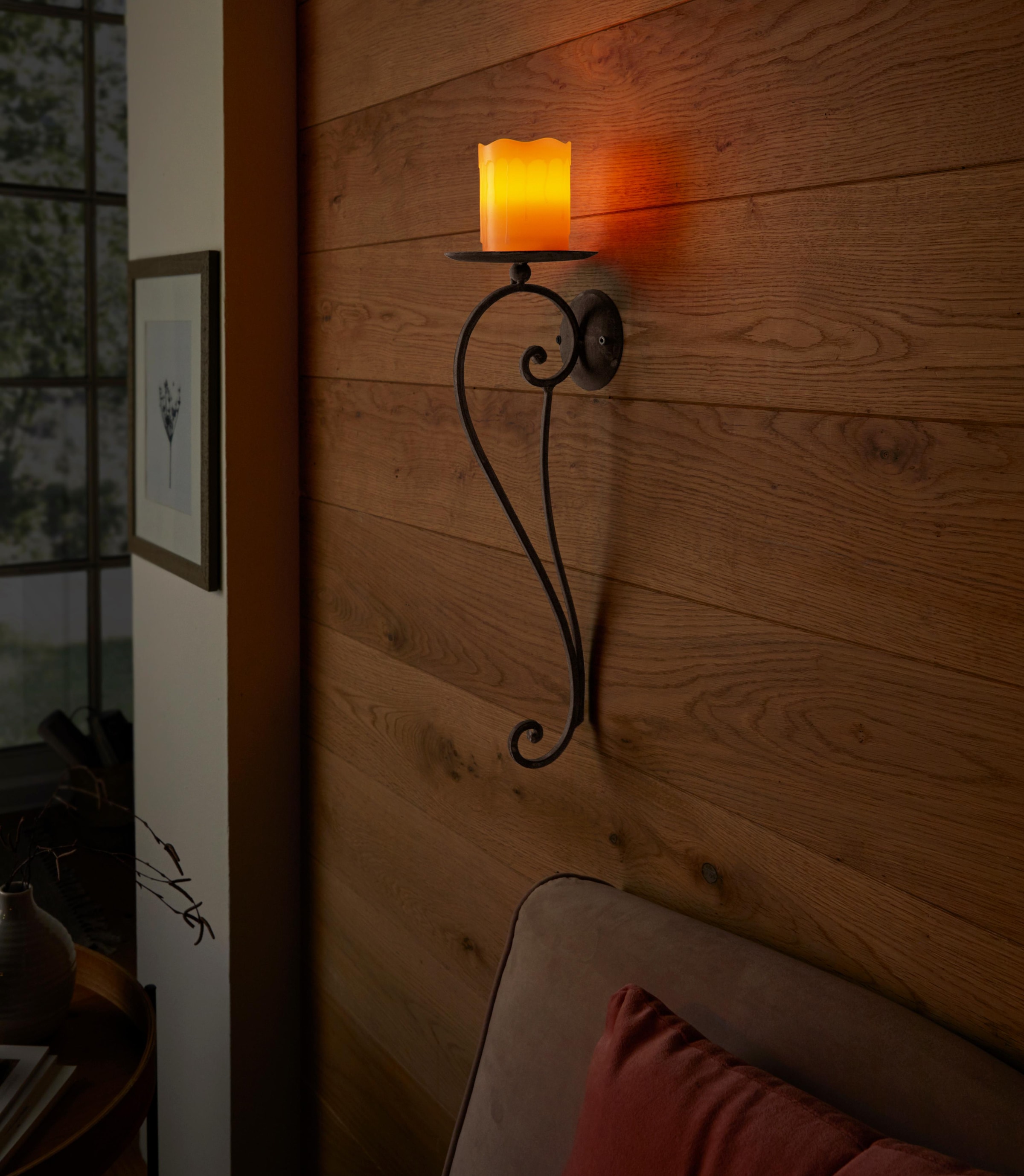 Ambiente Haus Kerzenhalter Landhaus, grau