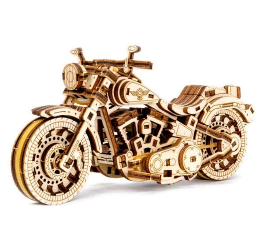 Revell® Modellbausatz »Revell Tiny Adventures, Cruiser V-Twin, Motorrad-Bausatz aus Holz« 1:13 Made in Europe