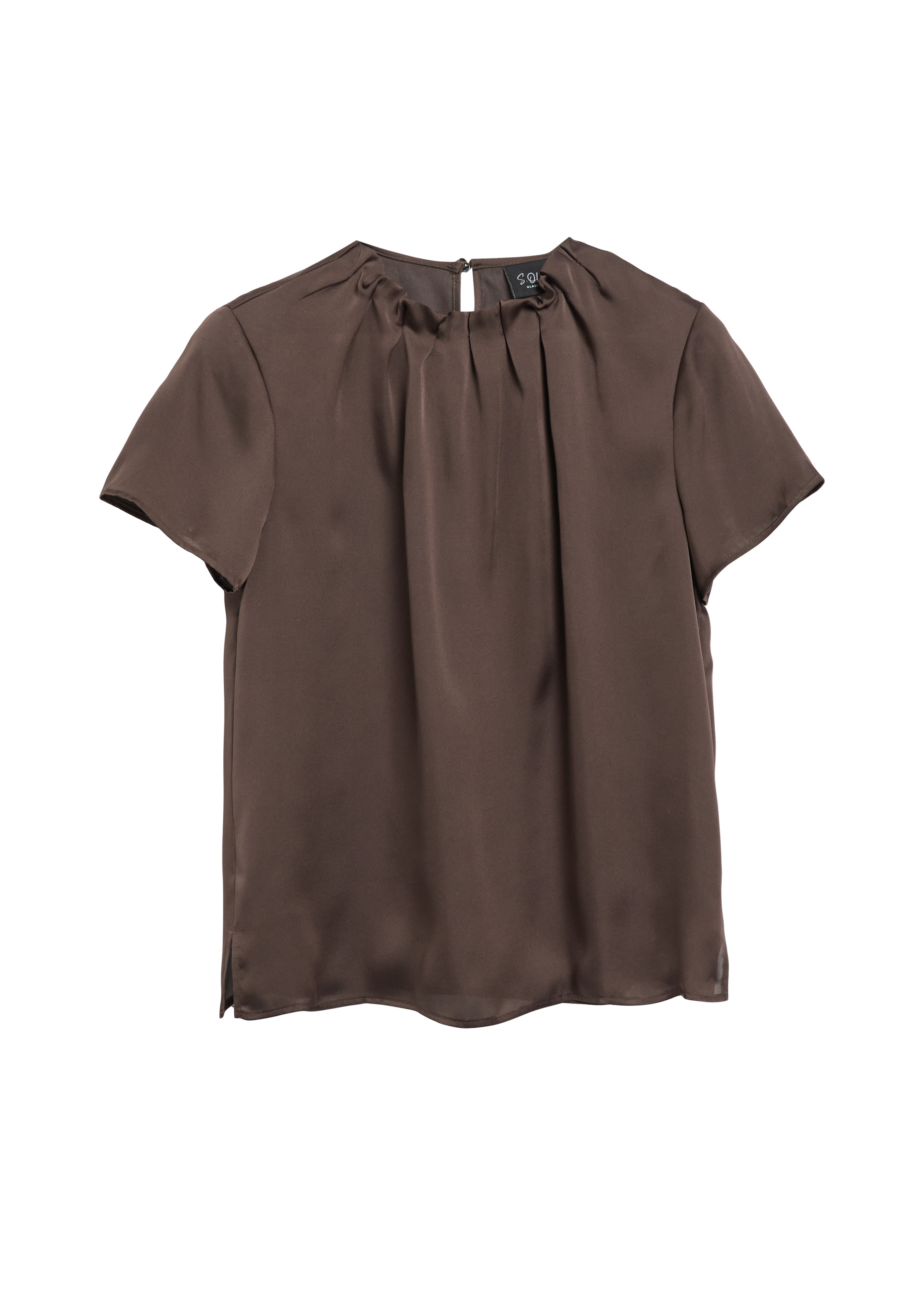 s.Oliver BLACK LABEL Blouse à manches courtes blouse d'été avec imprimé animal