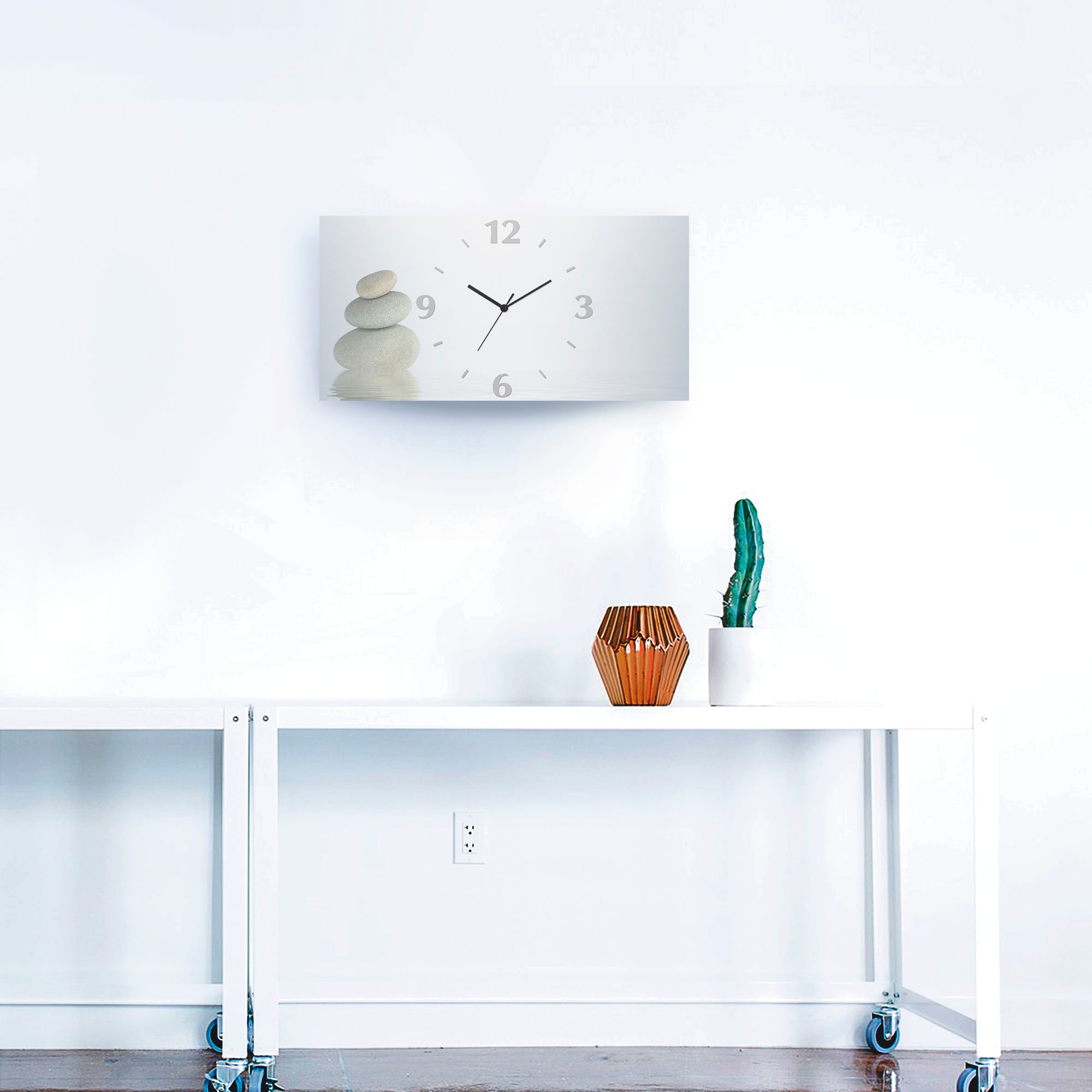 Artland Wanduhr »Zen Friede« 3D Optik gebogen, mit Quarz- oder Funkuhrwerk, versch. Grössen