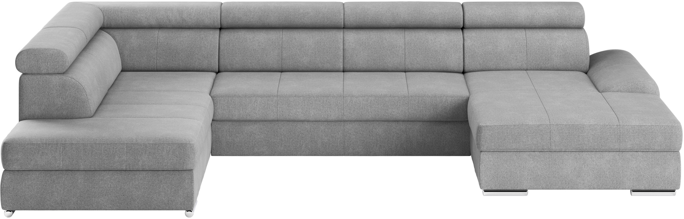 sit&more Paysage de salon »U-Form« avec têtes réglables, optionnellement avec fonction couchage