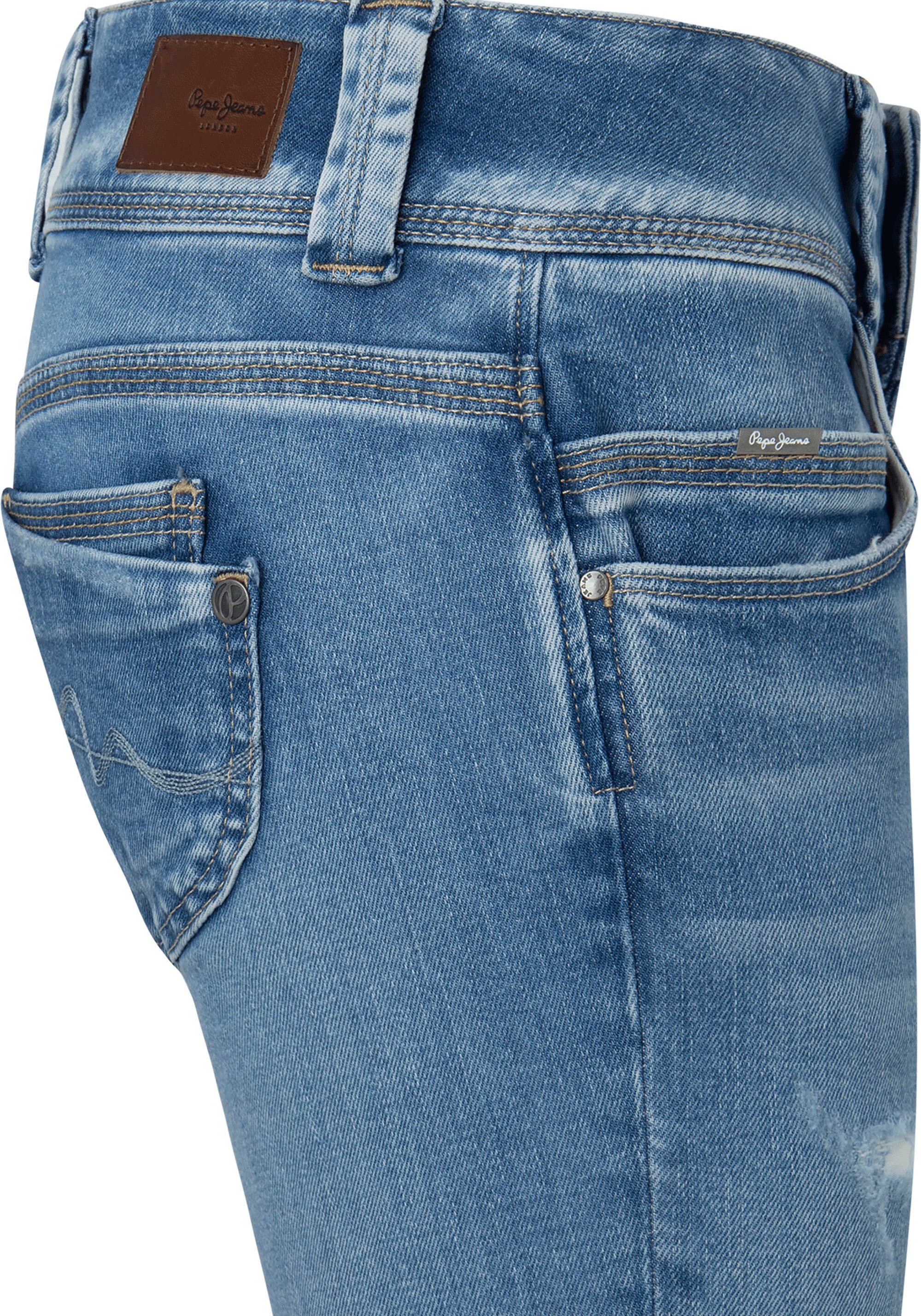 ♕ Pepe Jeans Regular-fit-Jeans »VENUS«, mit Badge versandkostenfrei  bestellen