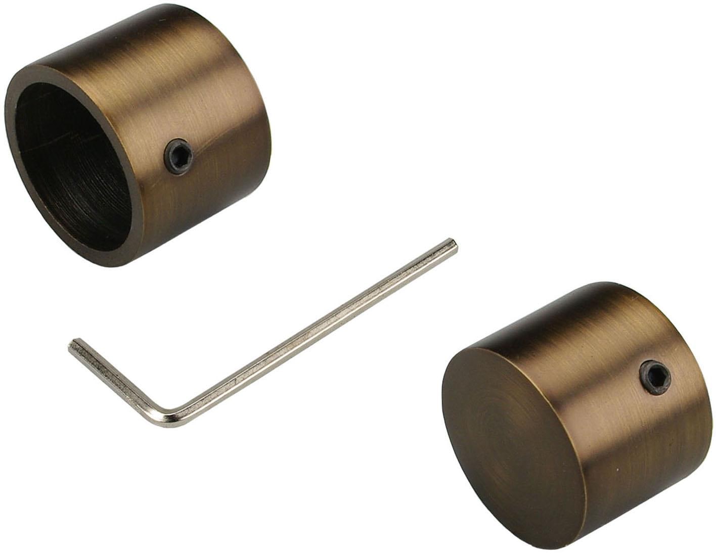 Liedeco Gardinenstange »CELKEGEL01SG2L«, 2 läufig-läufig, Fixmass, 2-läufig im Fixmass Ø 25 mm