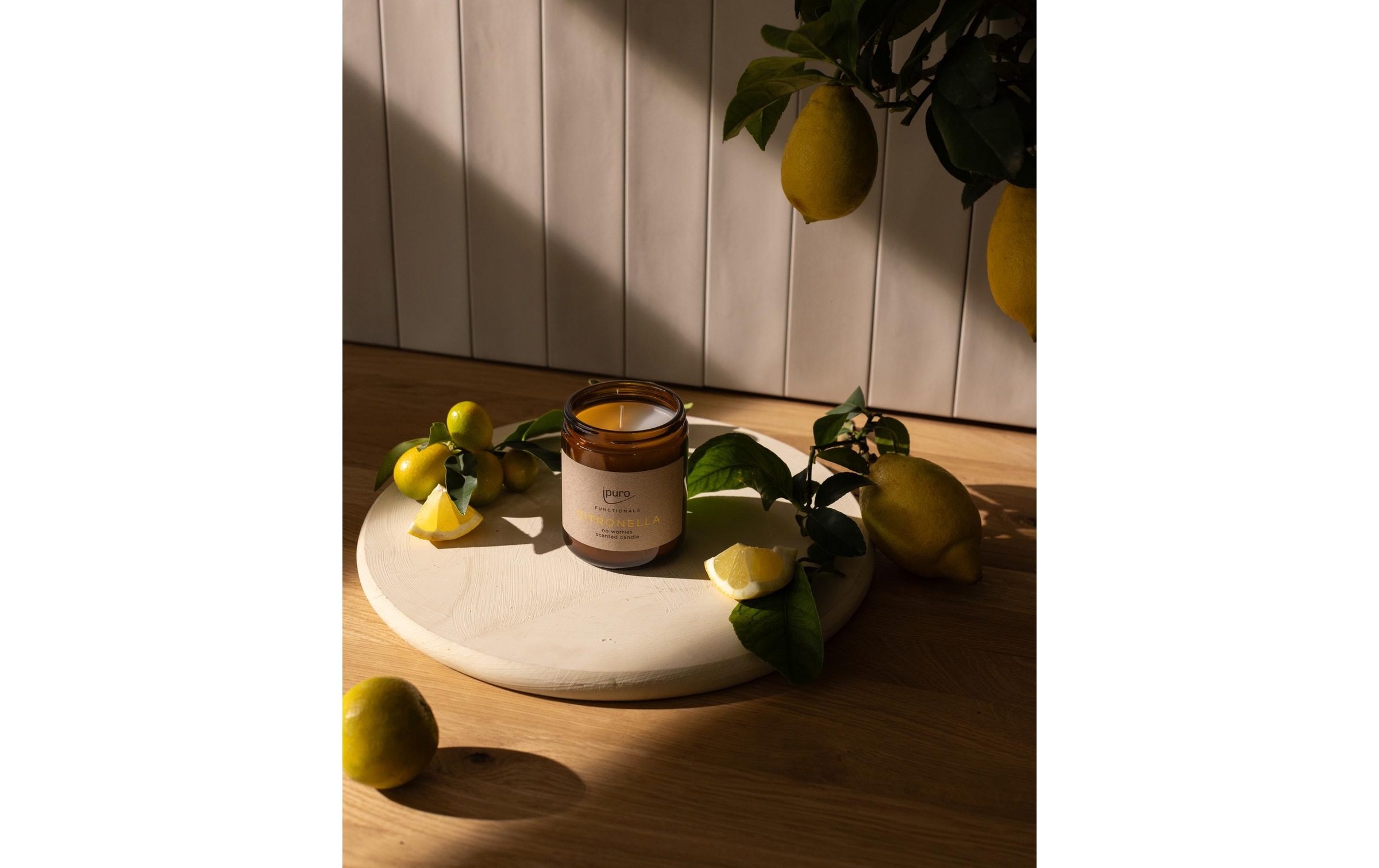 IPURO Duftkerze »Zitronella 200 g«