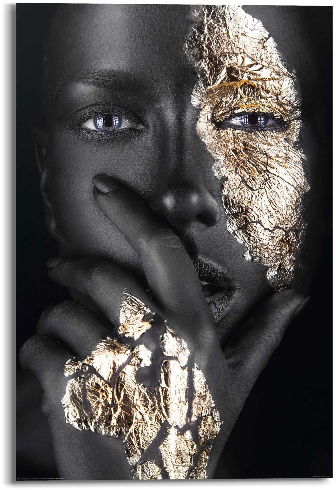 Image of Reinders! Wandbild »Goldfarbenene Hand« bei Ackermann Versand Schweiz