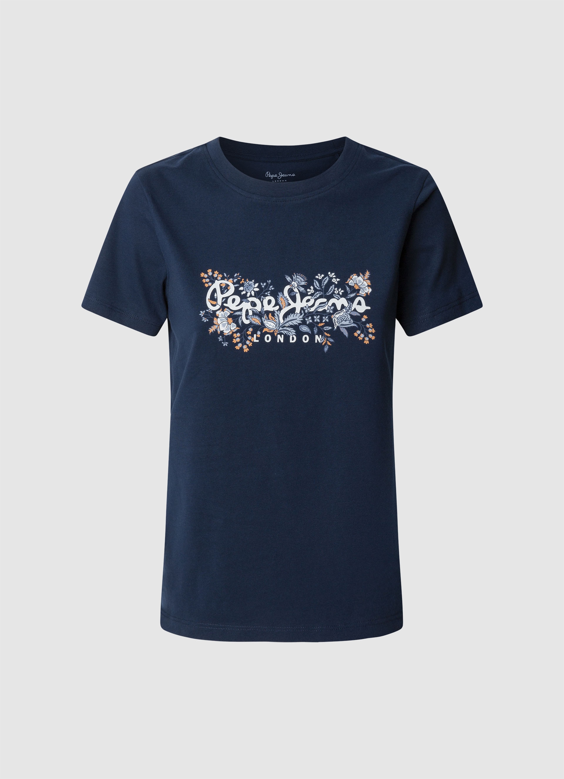 Image of Pepe Jeans T-Shirt "ROSALIND" mit floralem Print vorn