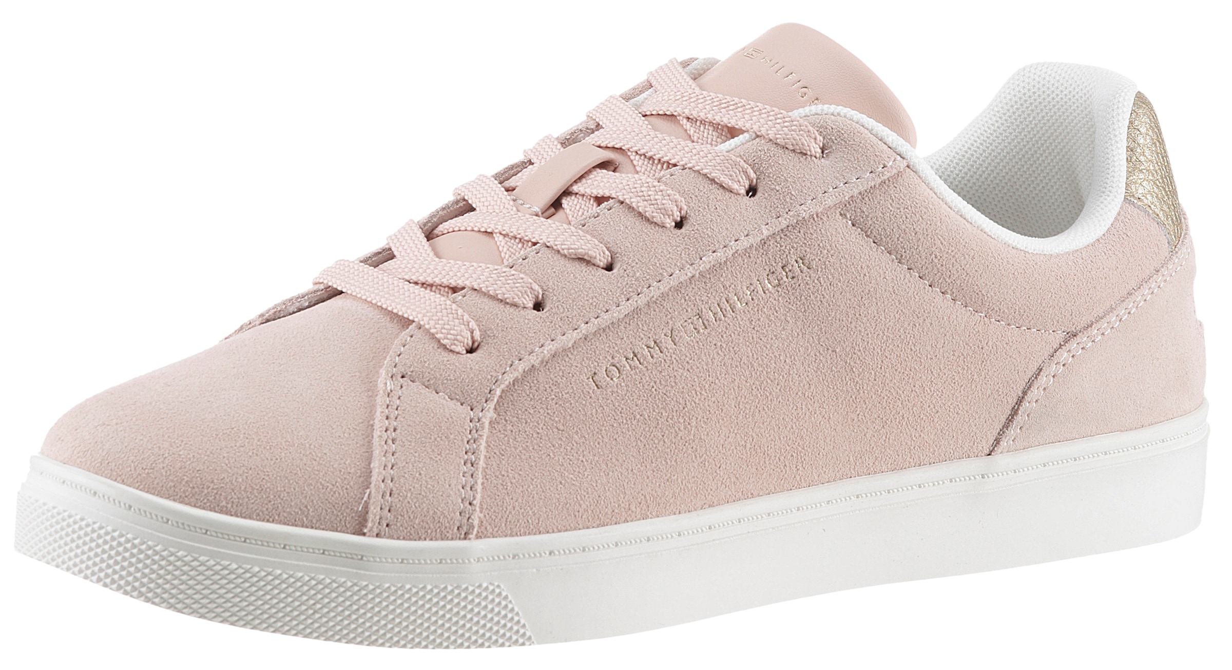 TOMMY HILFIGER Sneaker »COLOR POP COURT SNEAKER«, Freizeitschuh, Halbschuh, Schnürschuh mit...