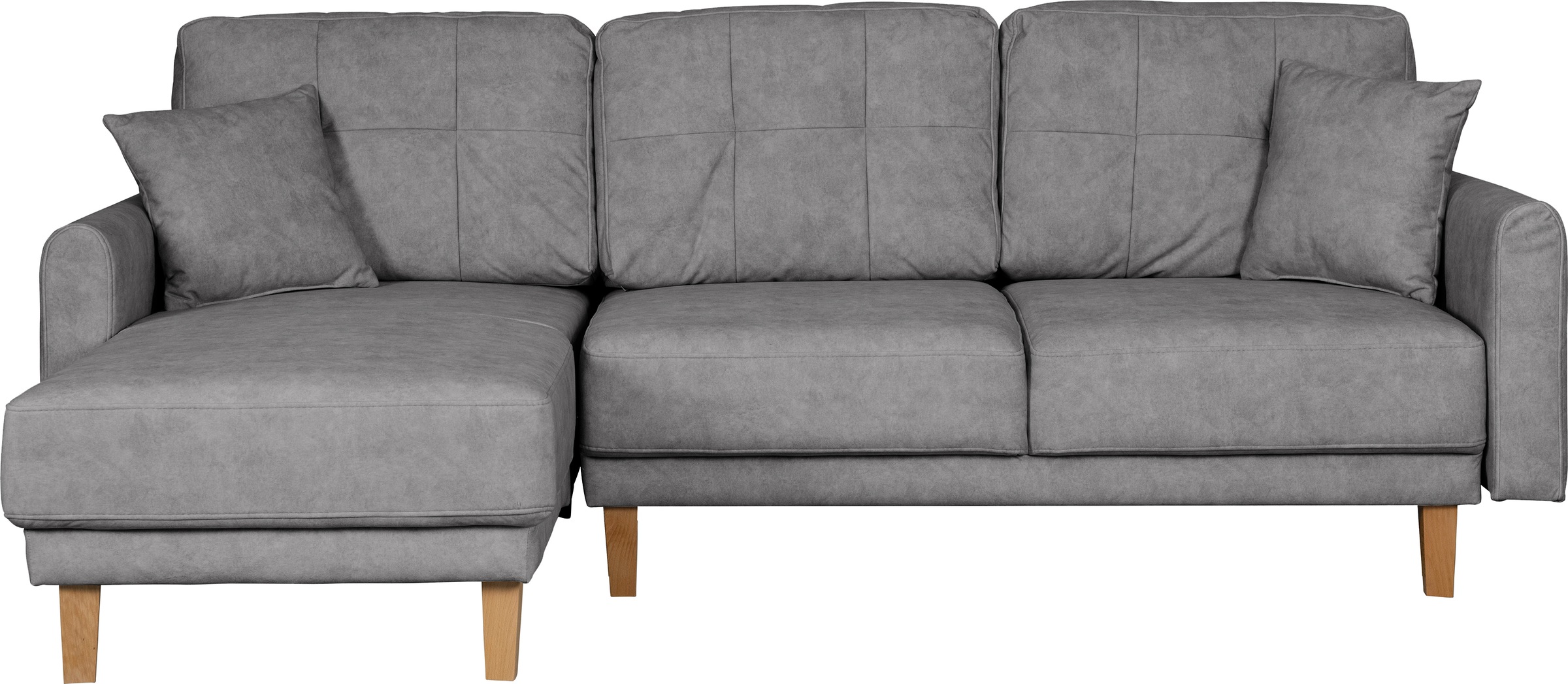 Home affaire Ecksofa »TRIPLO optionale Schlafsofa mit Bettkasten, Masse B/T/H: 234/164/89 cm«, L-Form wahlweise mit Bettfunktion - Liegefläche 132x210 cm