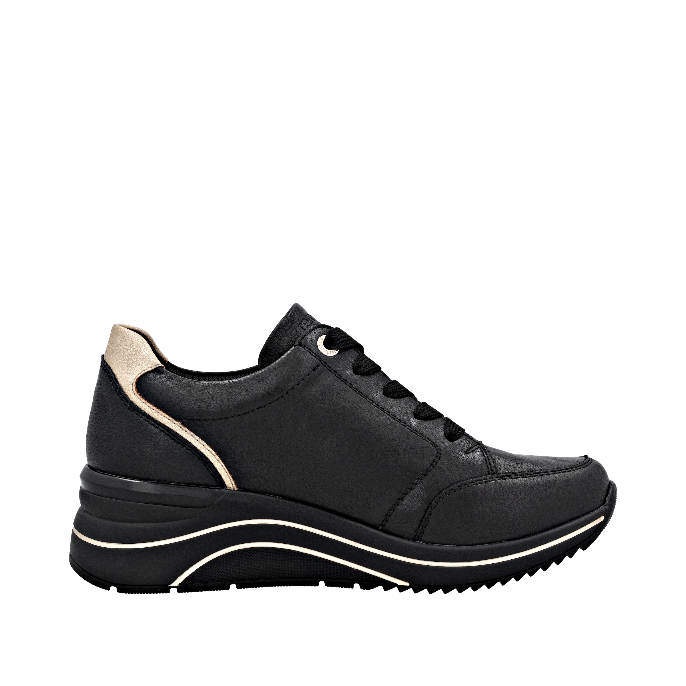 Remonte Baskets compensées  , chaussure de loisirs, chaussure basse, chaussure à lacets avec membrane Rieker TEX