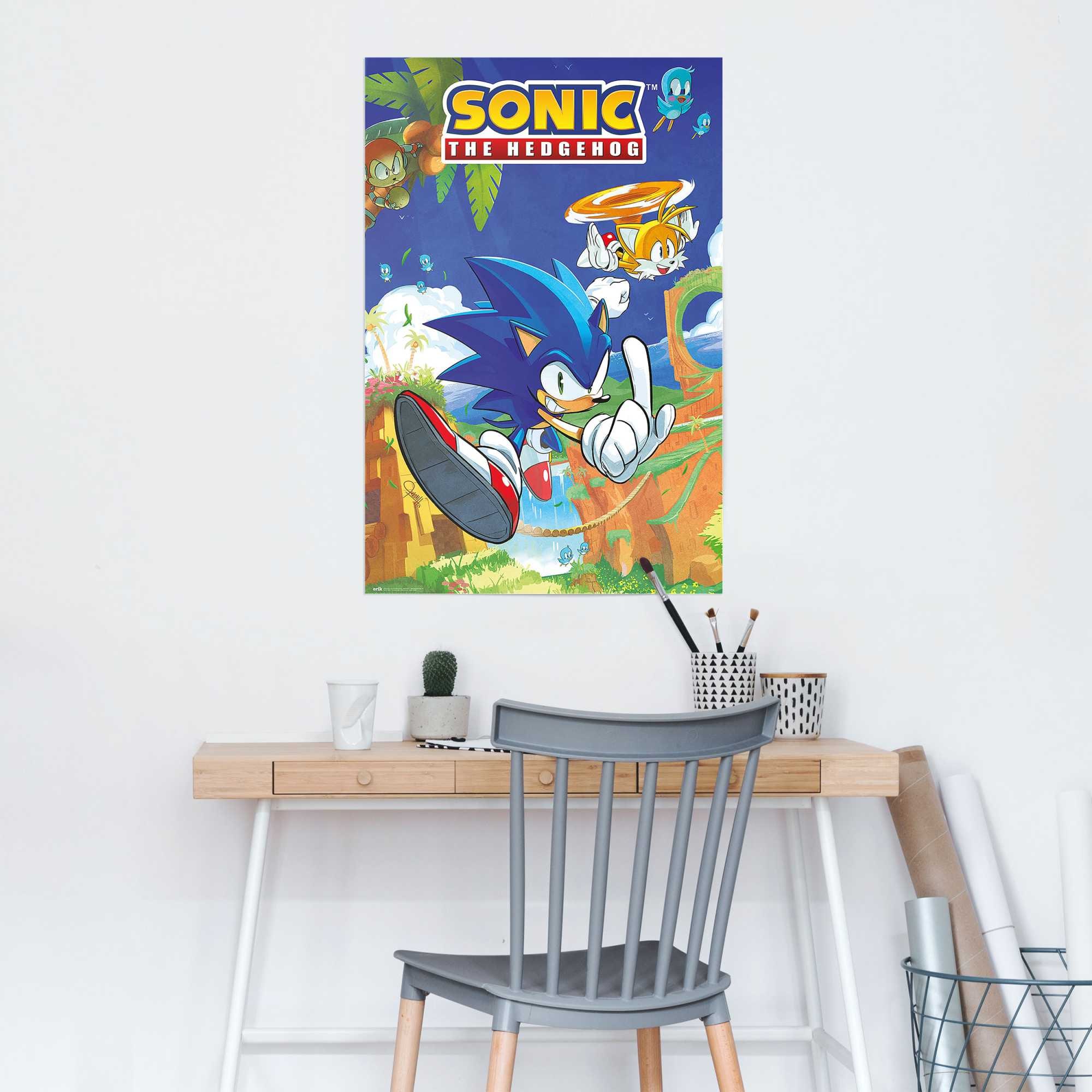 Image of Reinders Poster "Sonic the Hedgehog - sonic & tails"