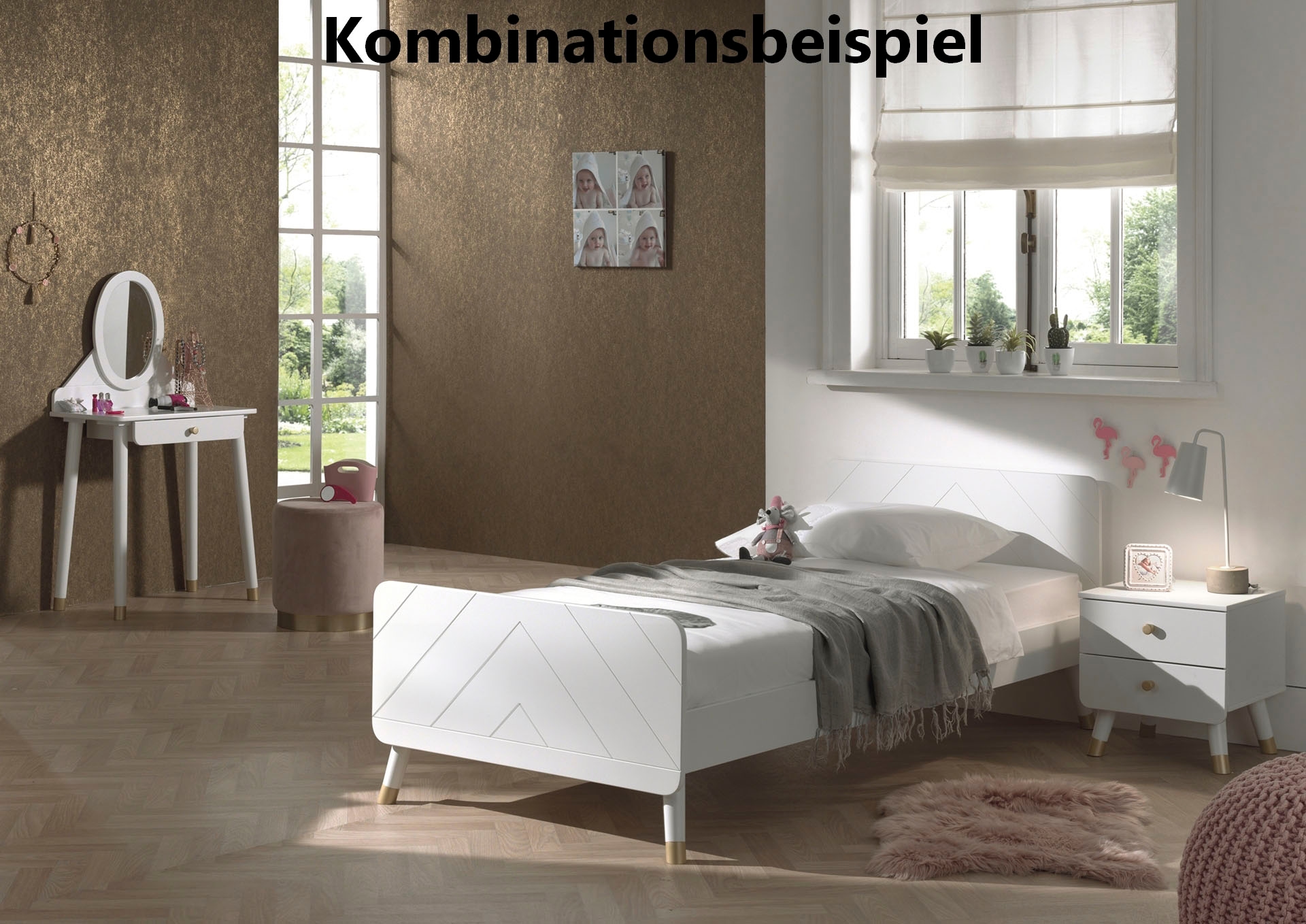 Vipack Schminktisch »Billy« Made in Europe,  MDF-Oberfläche
