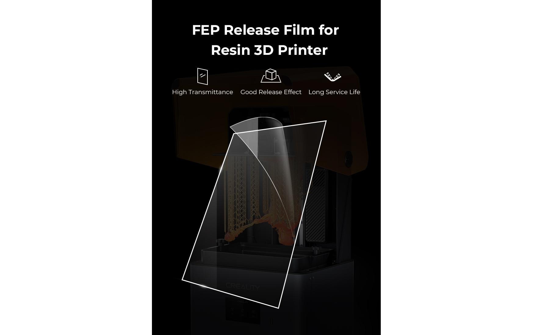 Creality Druckertrommel »Folien FEP für Resin Drucker, 5 Stück«