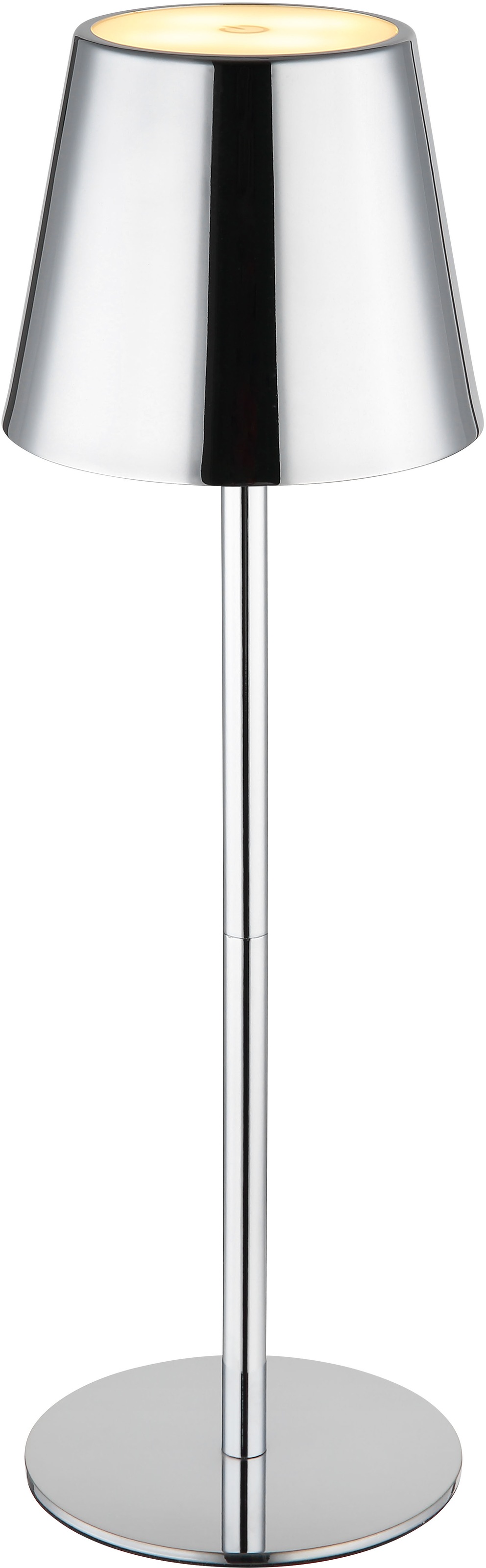 Image of GOODproduct LED Tischleuchte "Alennia Akkuleuchte inkl. Flaschenaufsatz" LED-Modul 1 Stk. warmweiss - kaltweiss stufenloser Touchdimmer, Farben fixierbar, USB-C, Akkulampe, CCT