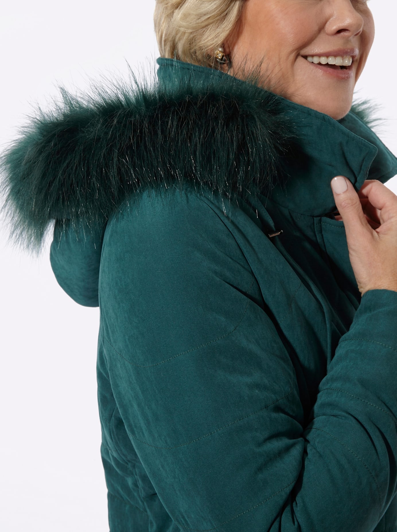 Classic Veste matelassée mit Kapuze