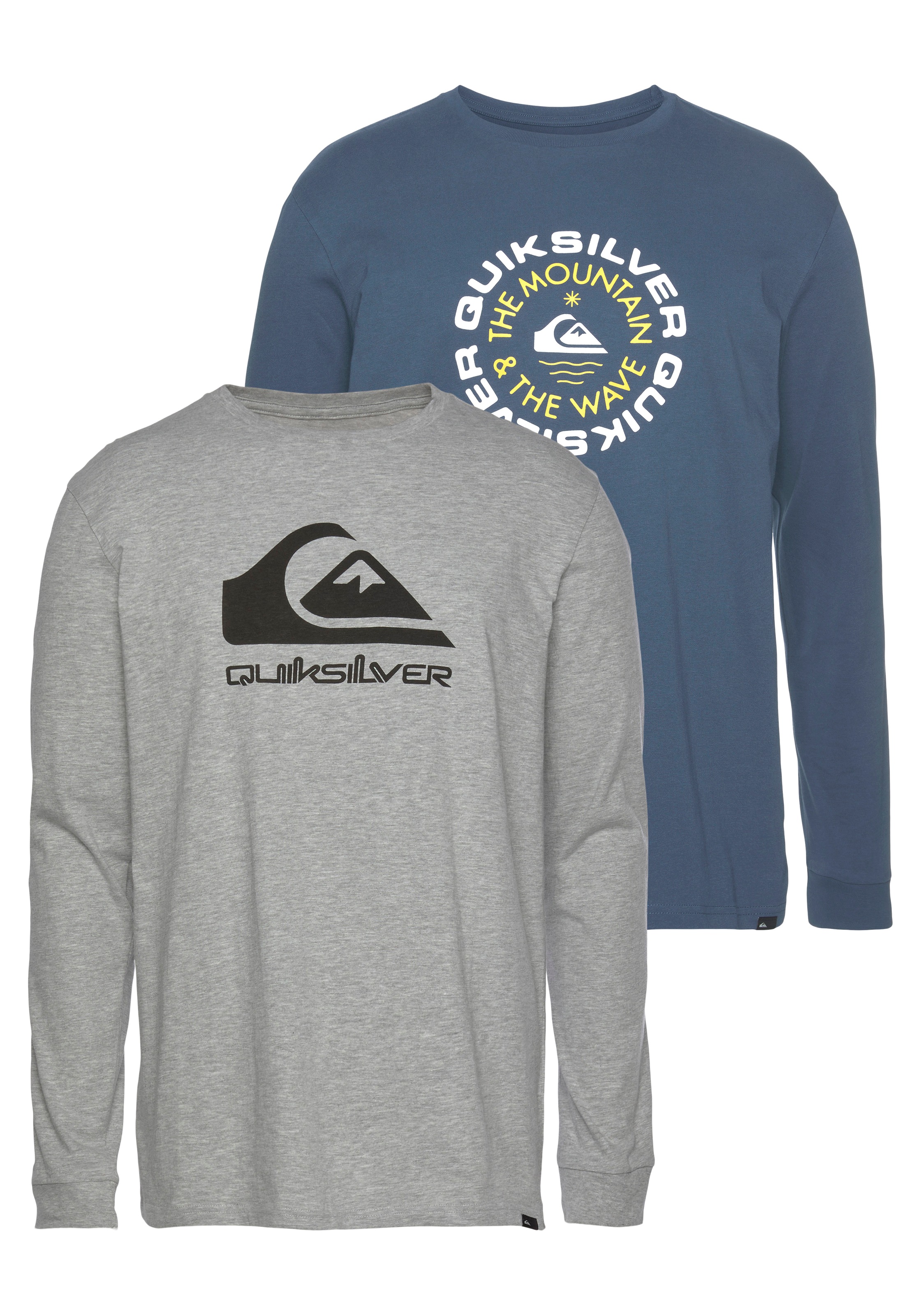 Image of Quiksilver T-Shirt »PEAK AND WAVE«, (Packung, 2 tlg., 2er-Pack) bei Ackermann Versand Schweiz