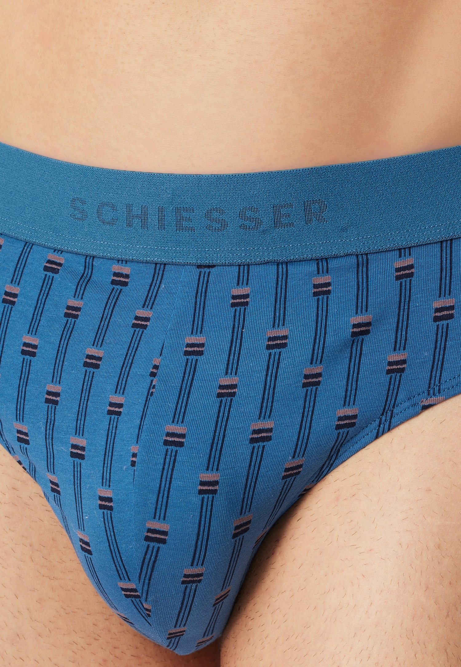 Schiesser Slip rio »95/5 Multipacks« 3er Pack,  ohne Eingriff, softer Logo-Webgummibund