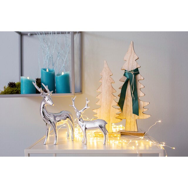 ♕ andas LED-Kerze »Weihnachtsdeko«, aus Echtwachs, mit Dimmfunktion und  Timer versandkostenfrei auf