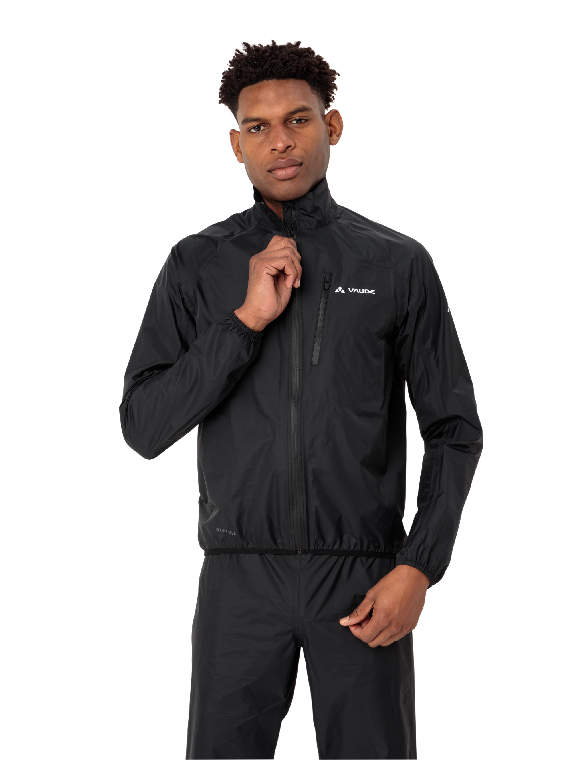 Image of VAUDE Fahrradjacke "MENS DROP JACKET III" für Radsport und Outdoor-Aktivitäten, winddicht, atmungsaktiv