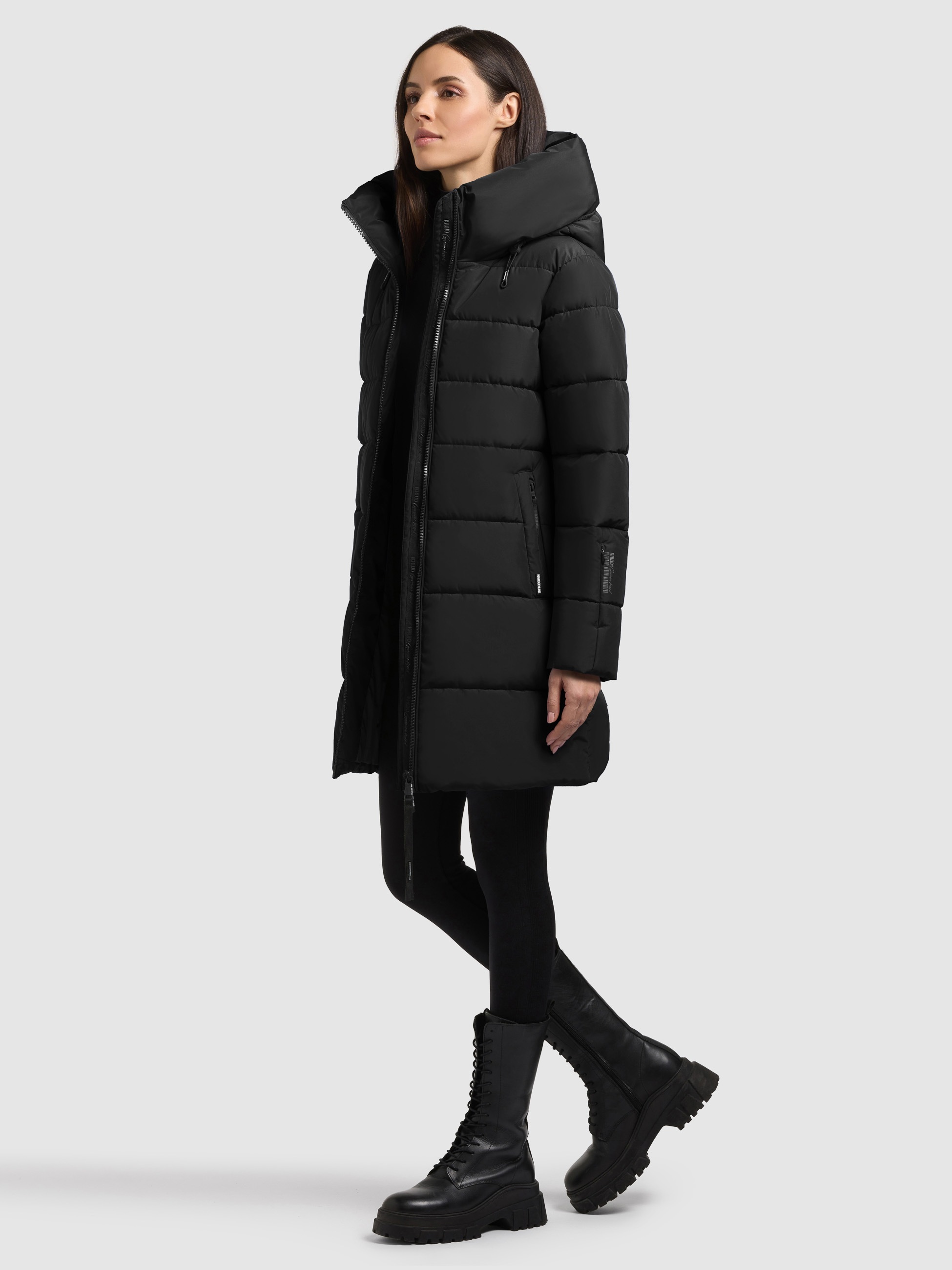 khujo Steppjacke »GRIMES« mit Kapuze Reissverschlusstaschen