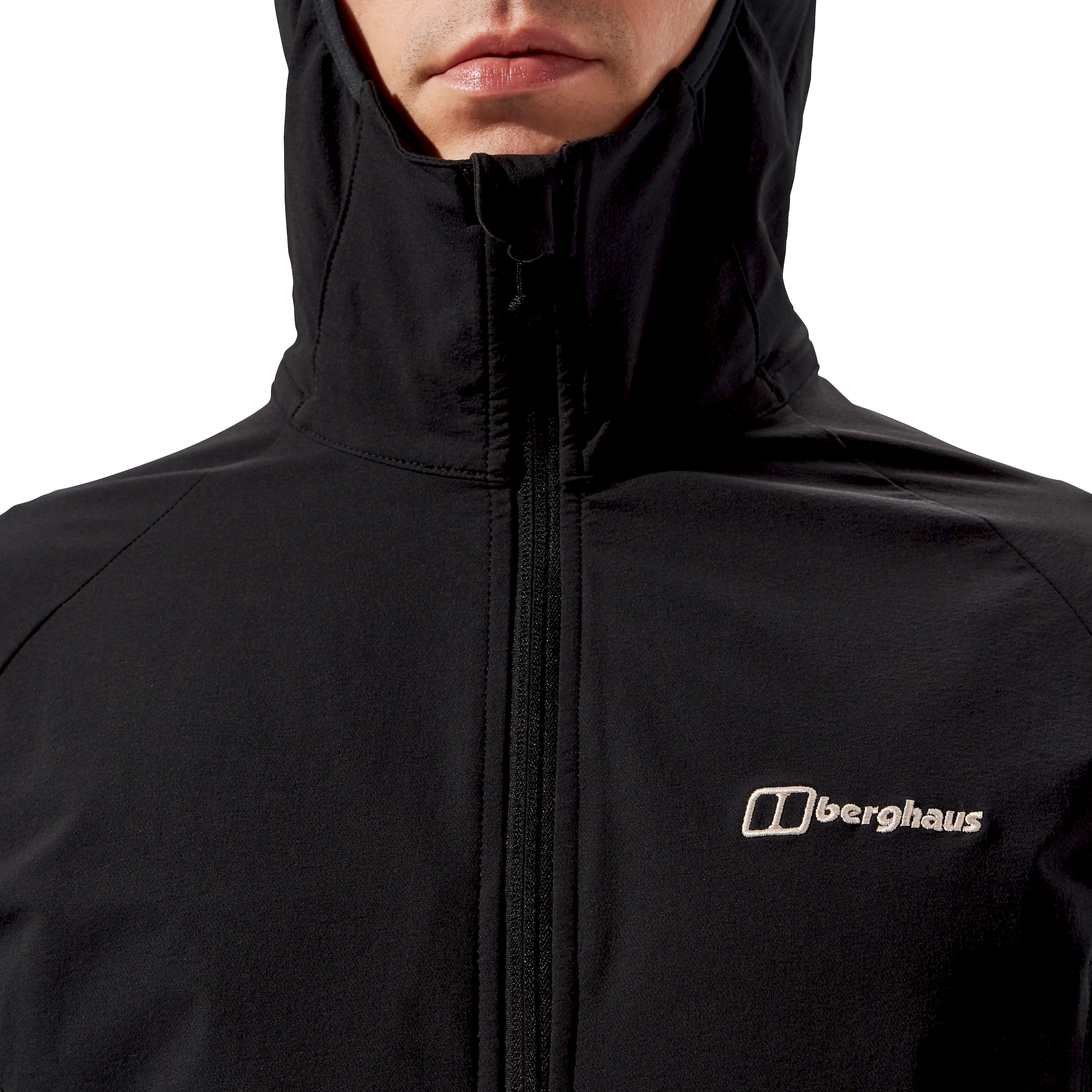 Berghaus Veste fonctionnelle »M SKELBO JKT« mit Kapuze, mit vielen Taschen, aus dehnbarem Material