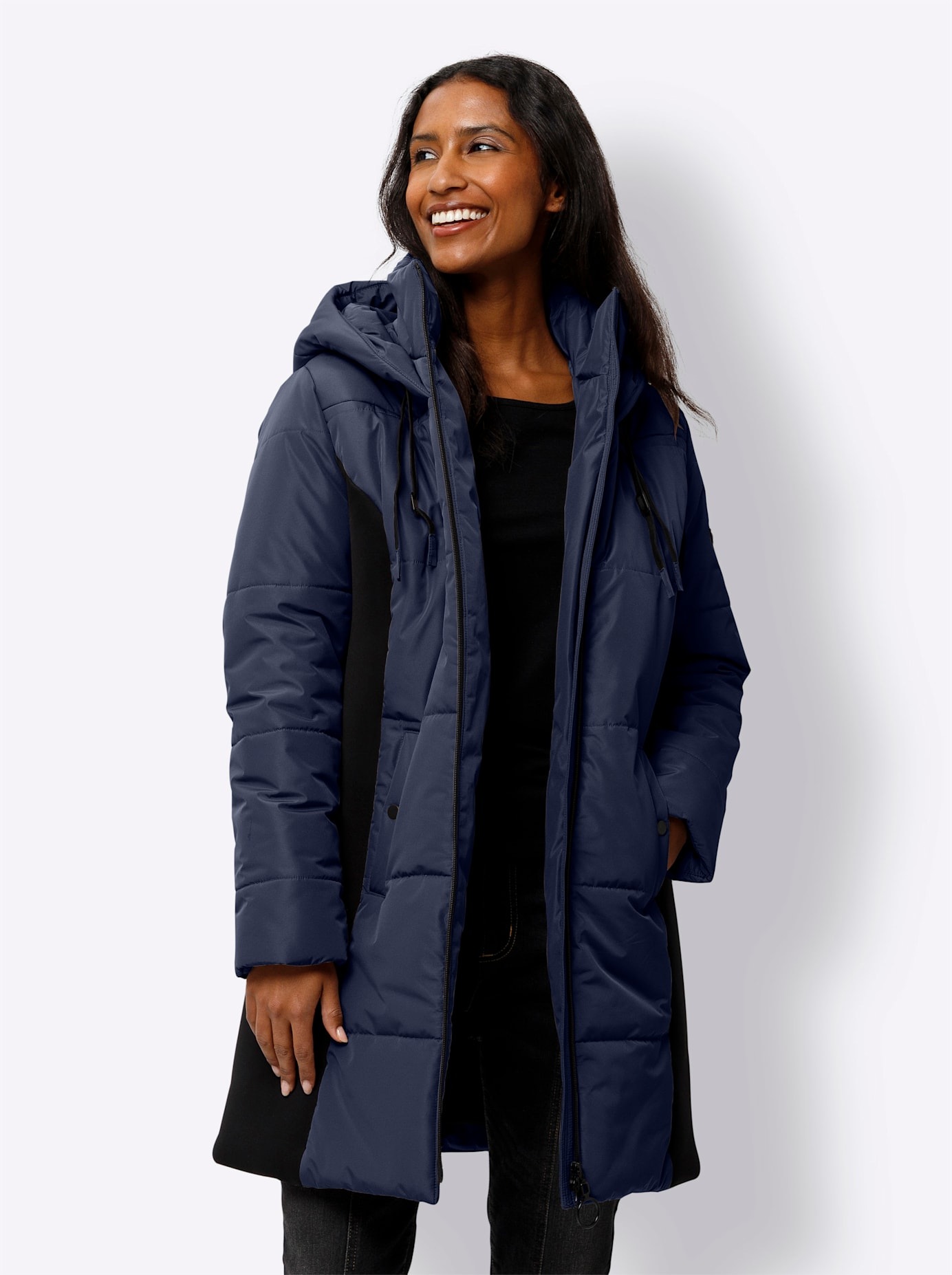heine Langjacke, mit Kapuze