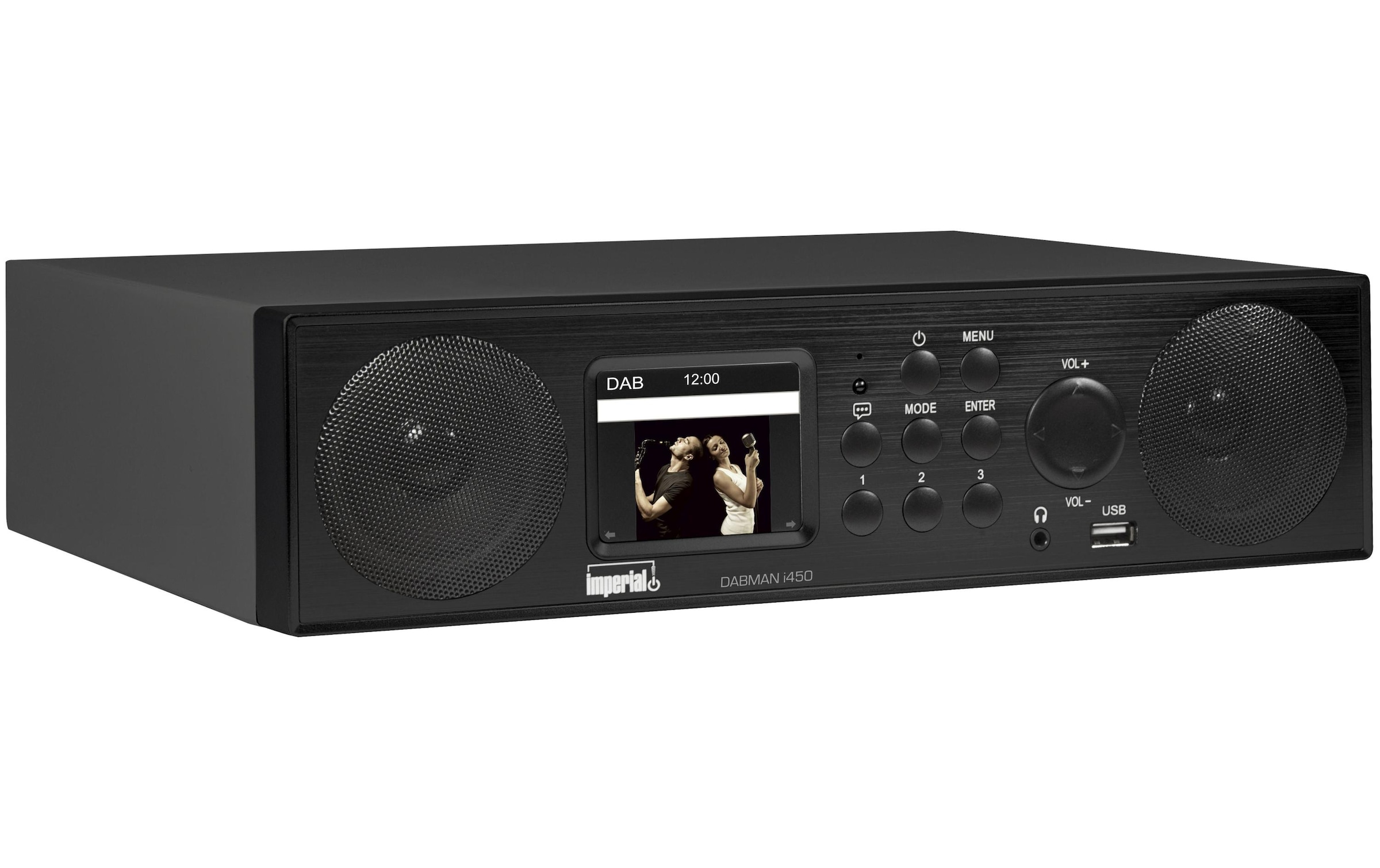 Digitalradio (DAB+) »Dabman i450 Schwarz«, (Bluetooth-WLAN Digitalradio (DAB+)-FM-Tuner)