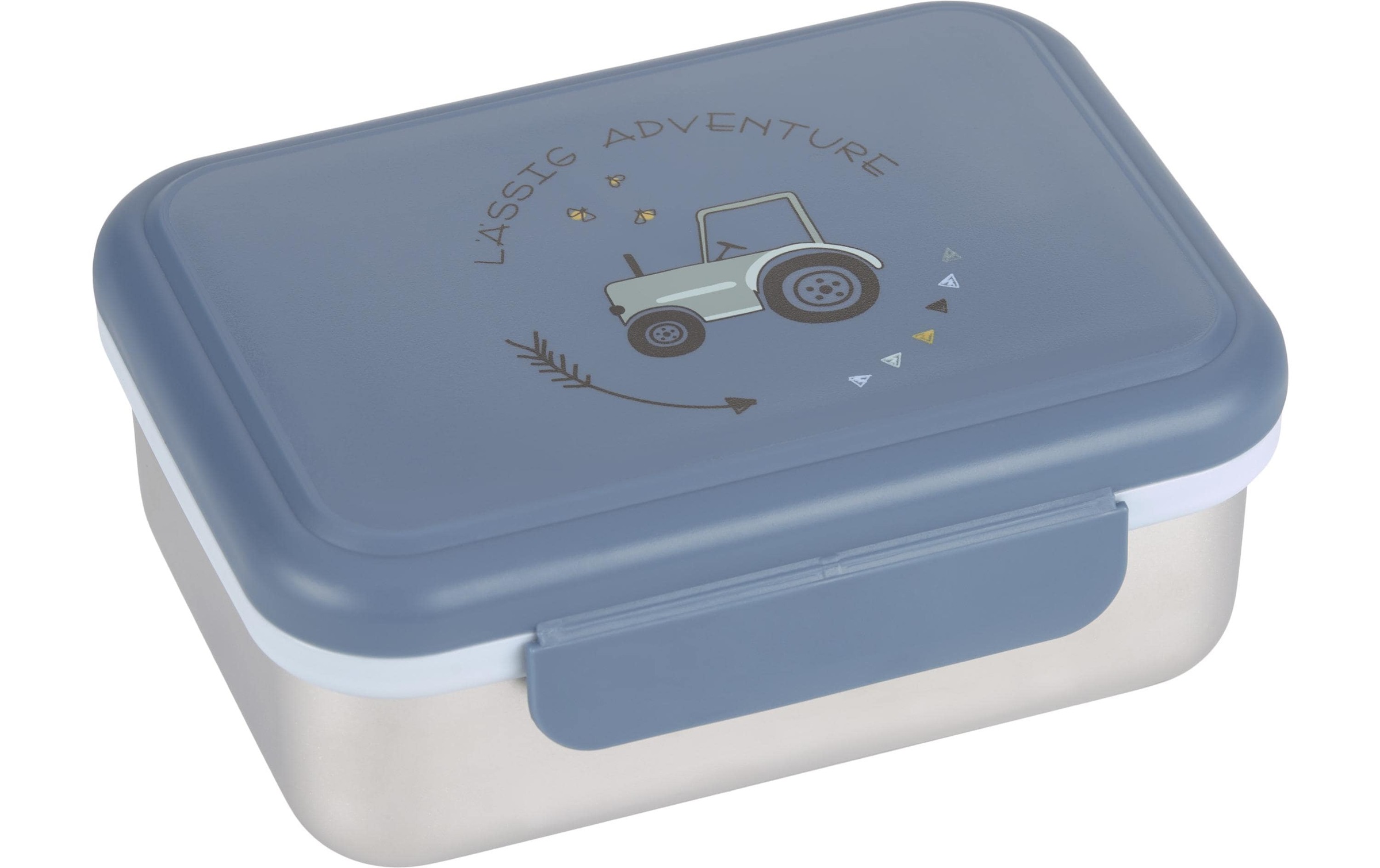 Image of LÄSSIG Lunchbox "Edelstahl Traktor"