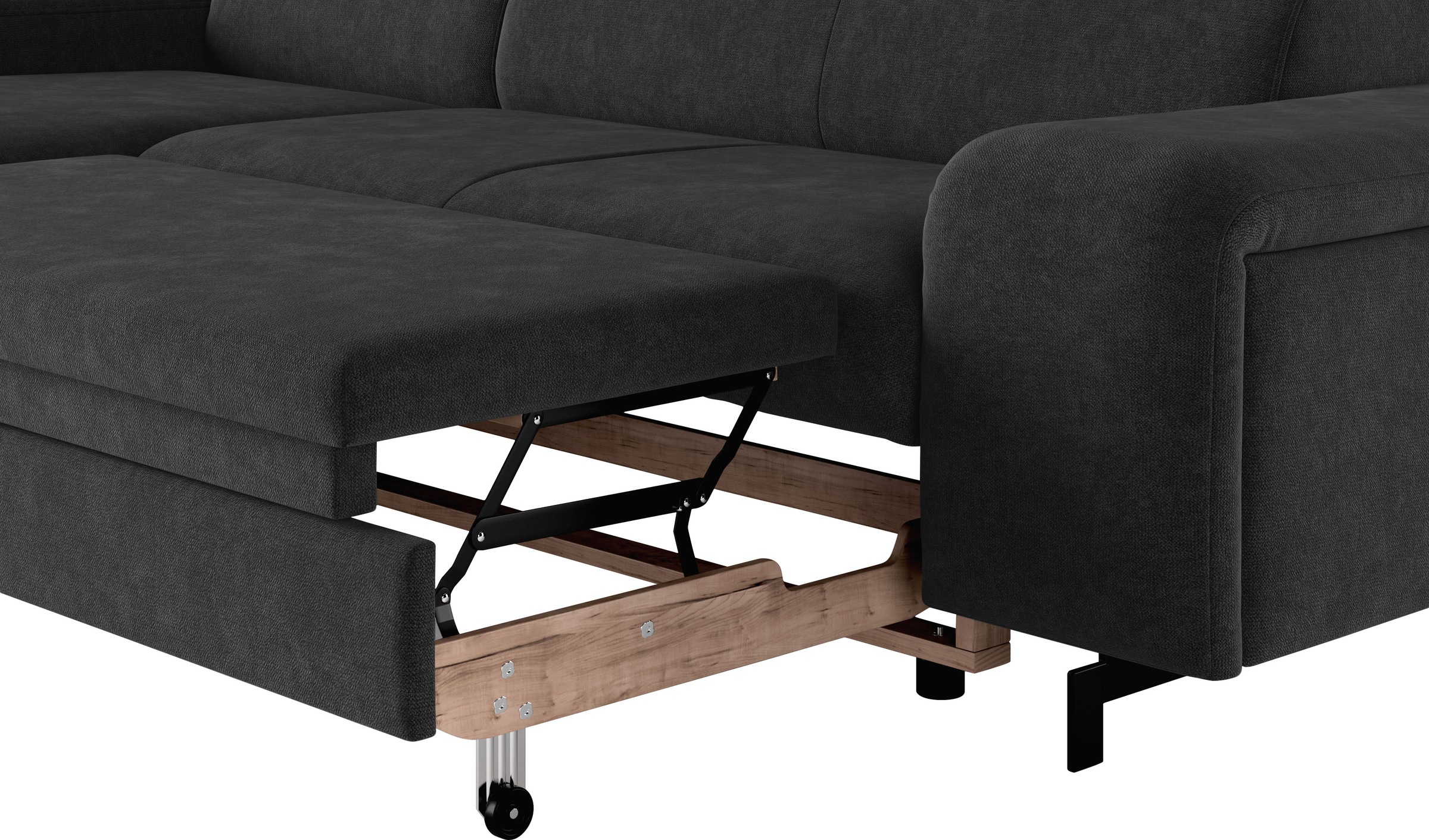 COTTA Ecksofa »Emma L-Form«, mit Kopfteilverstellung, wahlweise mit Bettfunktion & Bettkasten