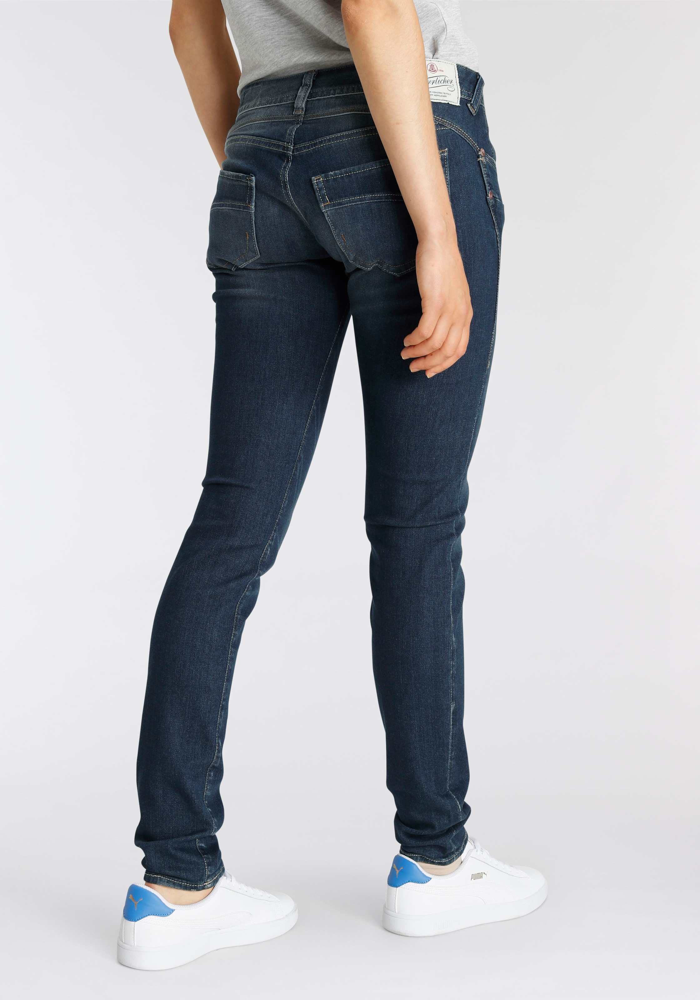 Image of Herrlicher Slim-fit-Jeans »PIPER SLIM ORGANIC DENIM CASHMERE TOUCH«, umweltfreundlich dank Kitotex Technologie bei Ackermann Versand Schweiz