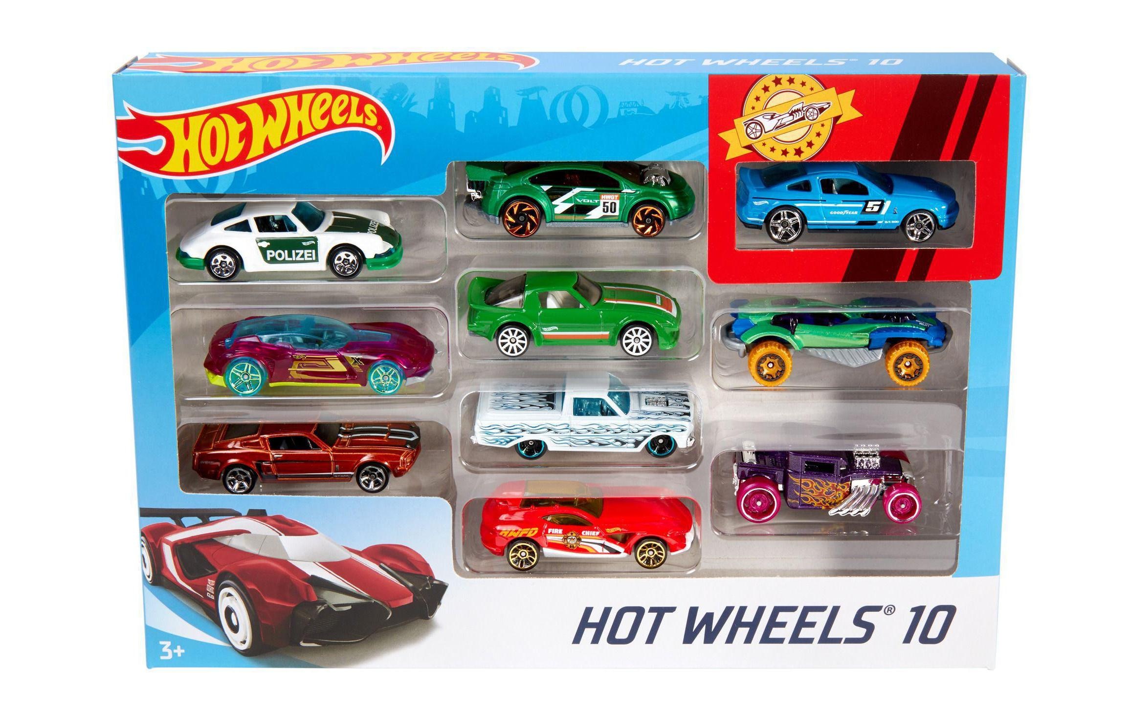 Hot Wheels Spielzeug-Auto »Wheels 10er Geschenkset«