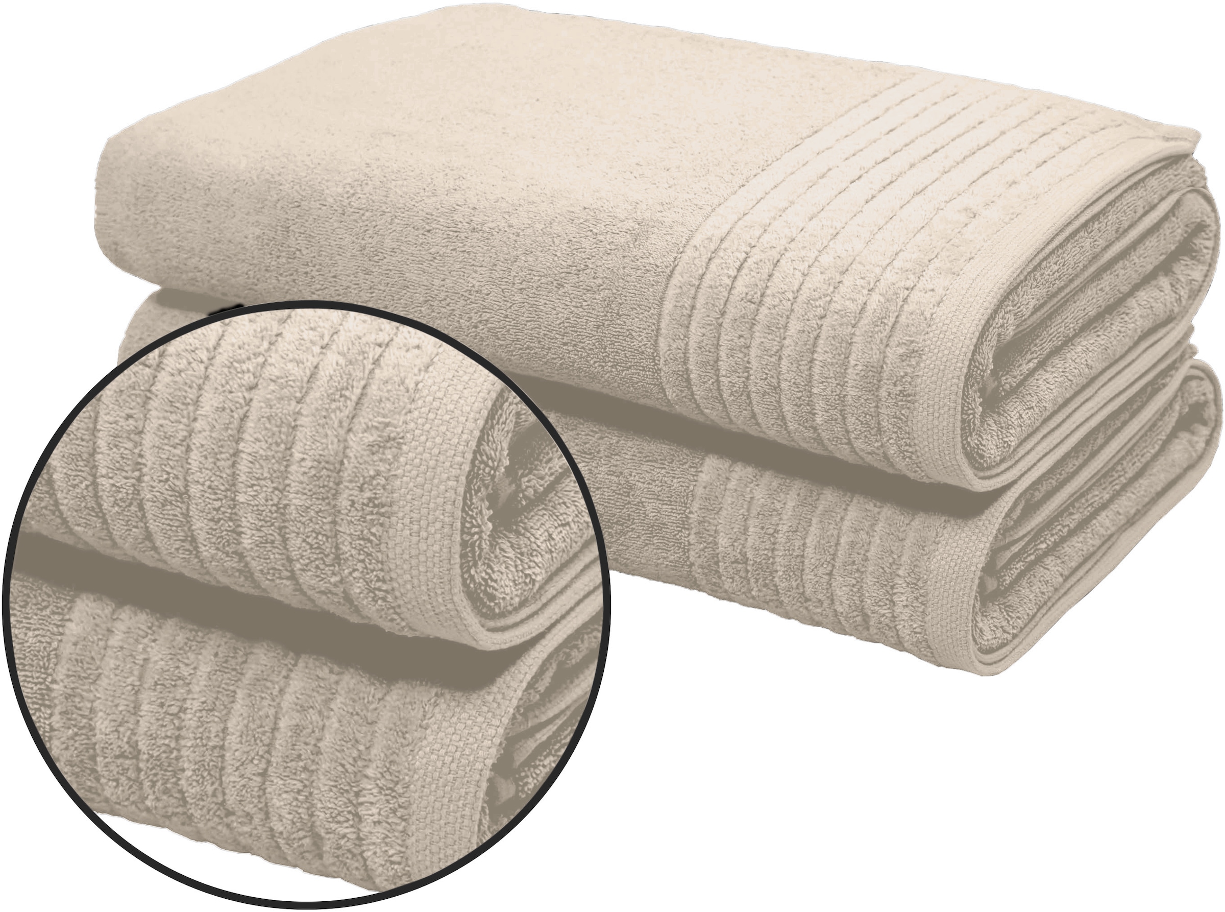 GOODproduct Saunatuch »Sanremo Premium, Premium Handtücher, 600 gr/m², 80x200cm« Bordüre, einfarbig, flauschig, weich, dicke Qualität, 5 Jahre Garantie