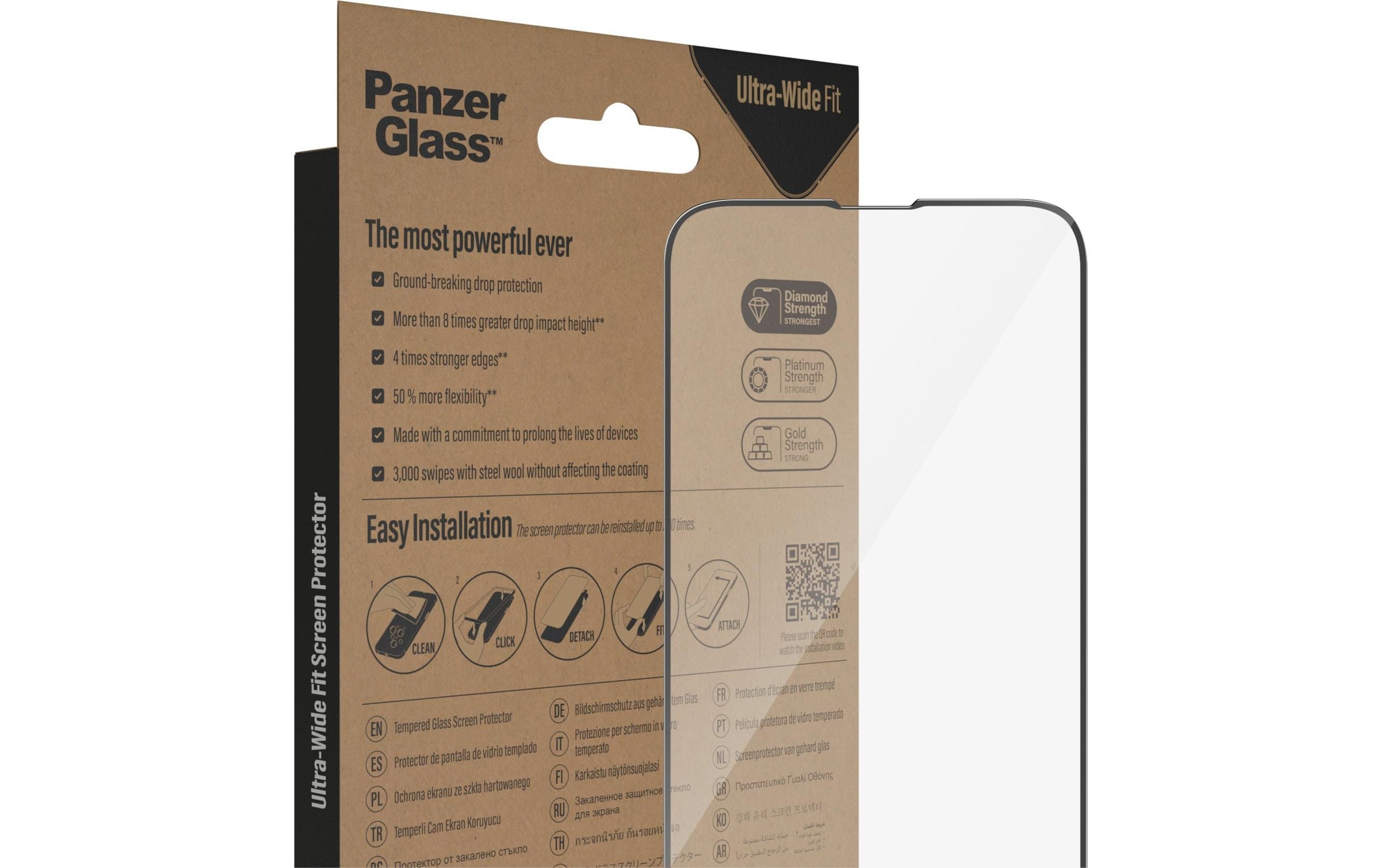 PanzerGlass Displayschutzglas »Ultra«, für iPhone 13 Pro Max, iPhone 14 Plus, (1 St.)