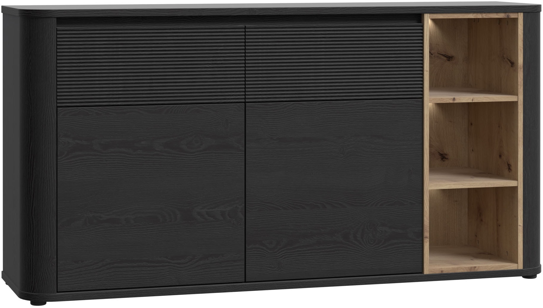 Image of FORTE Sideboard B/H/T 160/83,1/41,3 cm, Stauraum, MDF Front