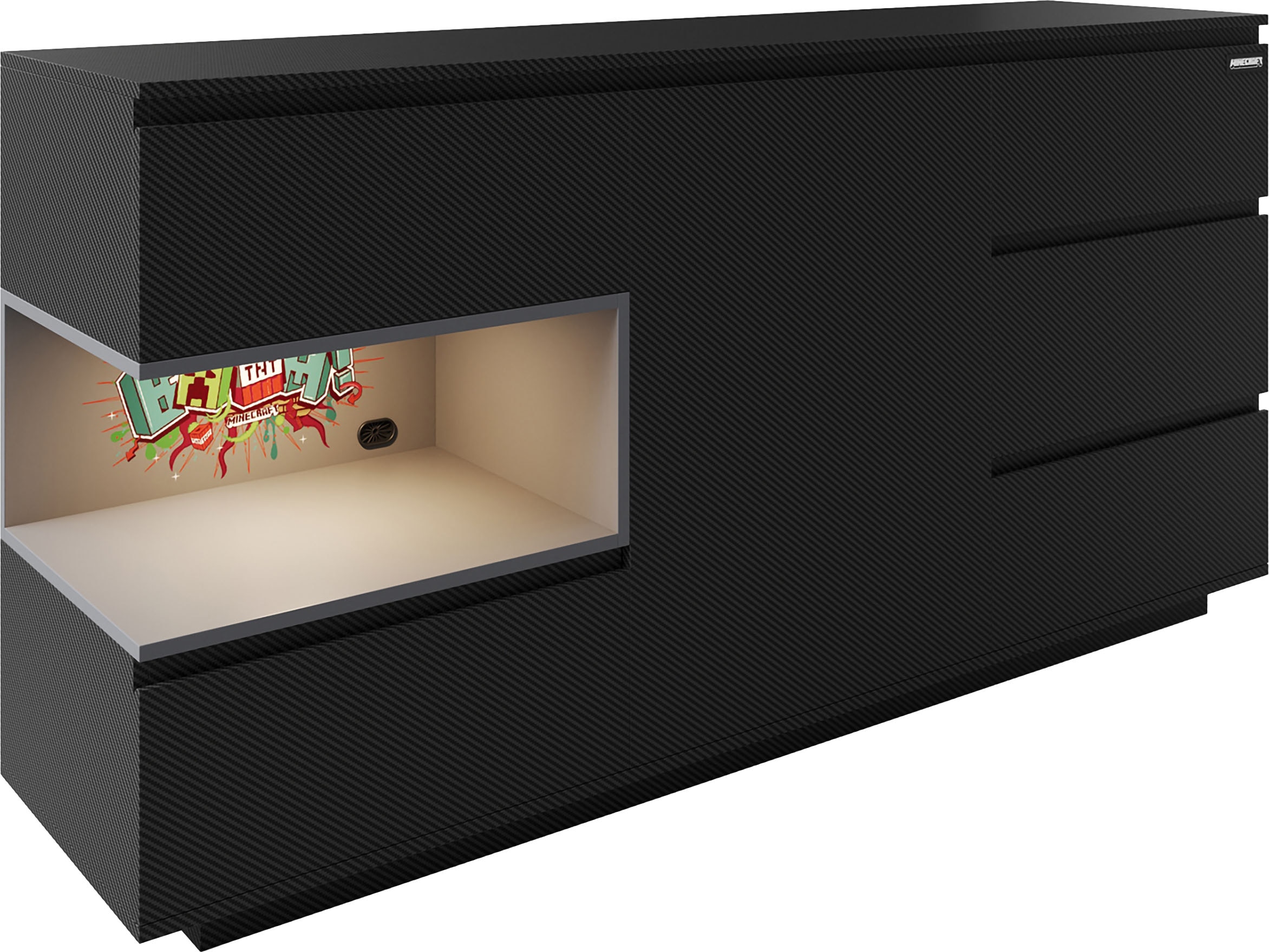 Phoenix Kommode »Minecraft Sideboard« inkl Beleuchtung