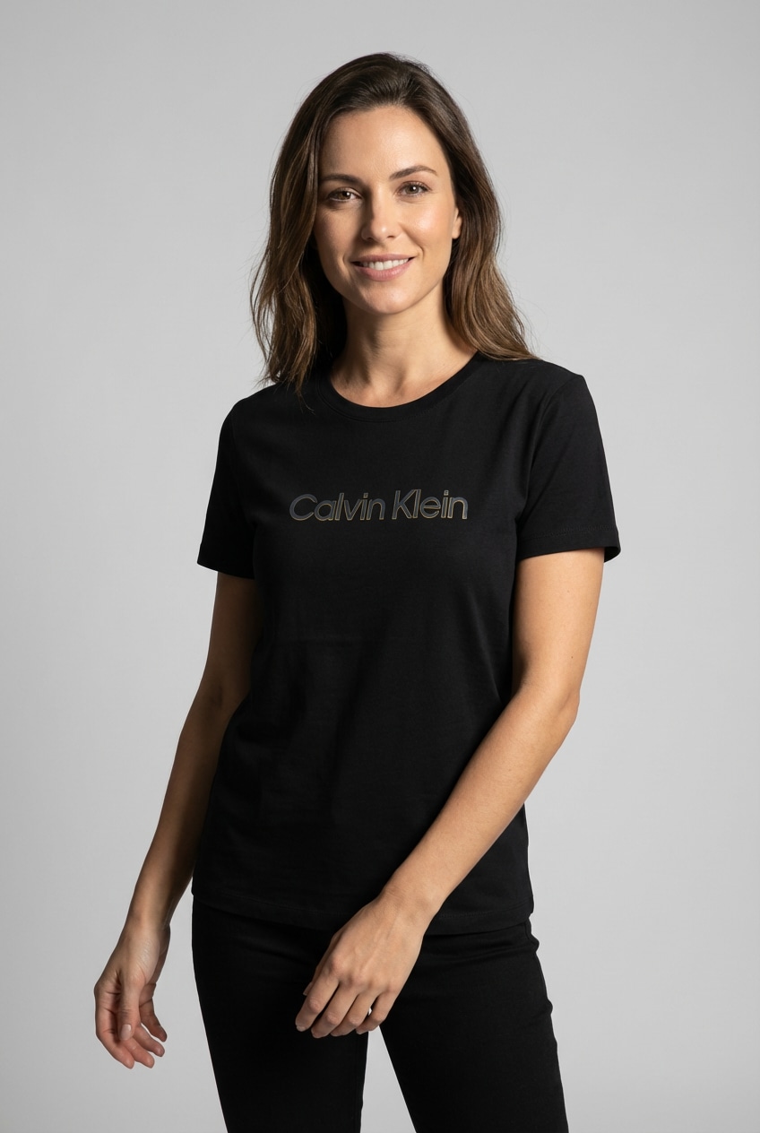 Calvin Klein Jeans T-shirt Regular fit mit Rundhalsausschnitt