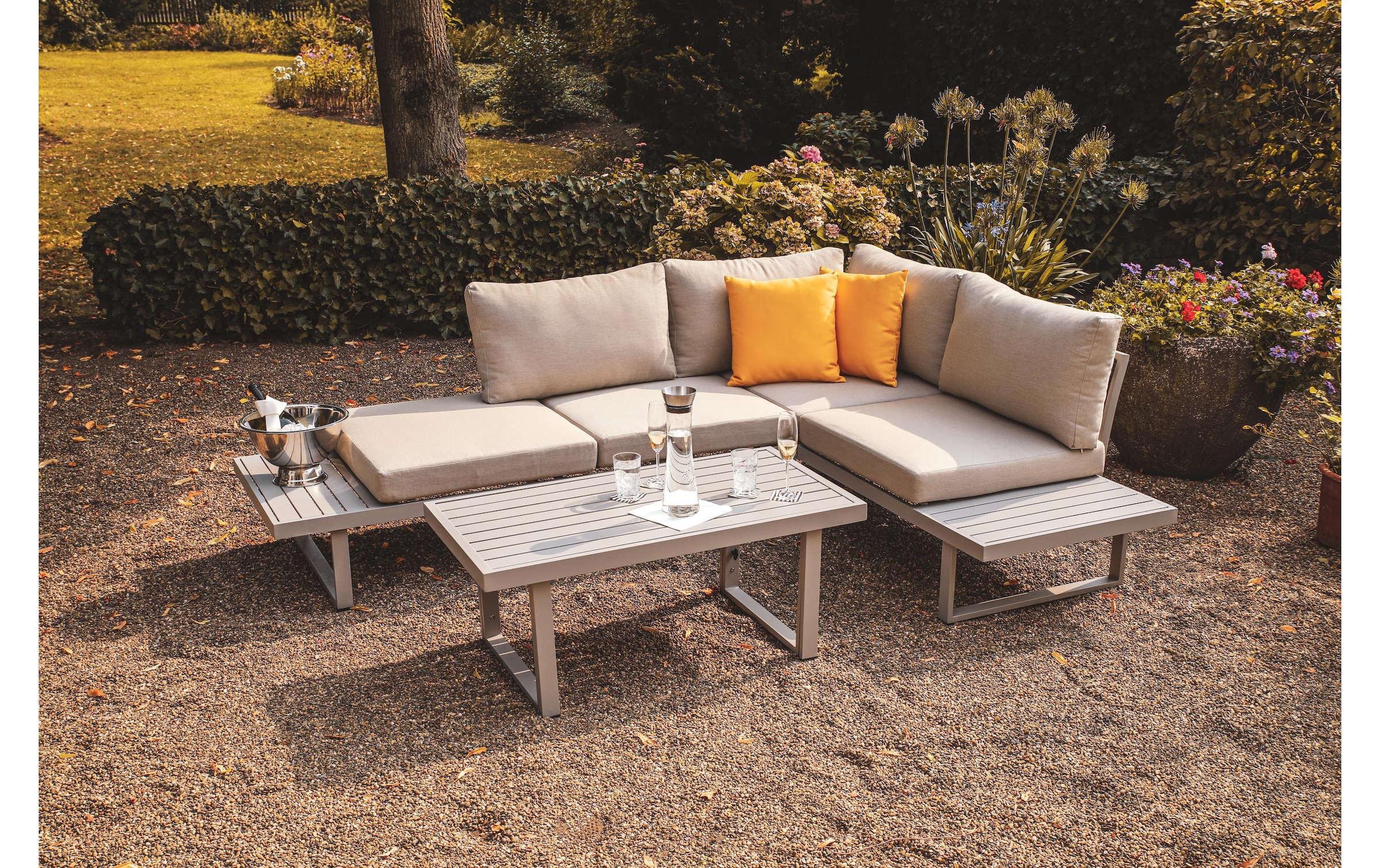 Greemotion Loungeset »Aruba, Grau, 3«