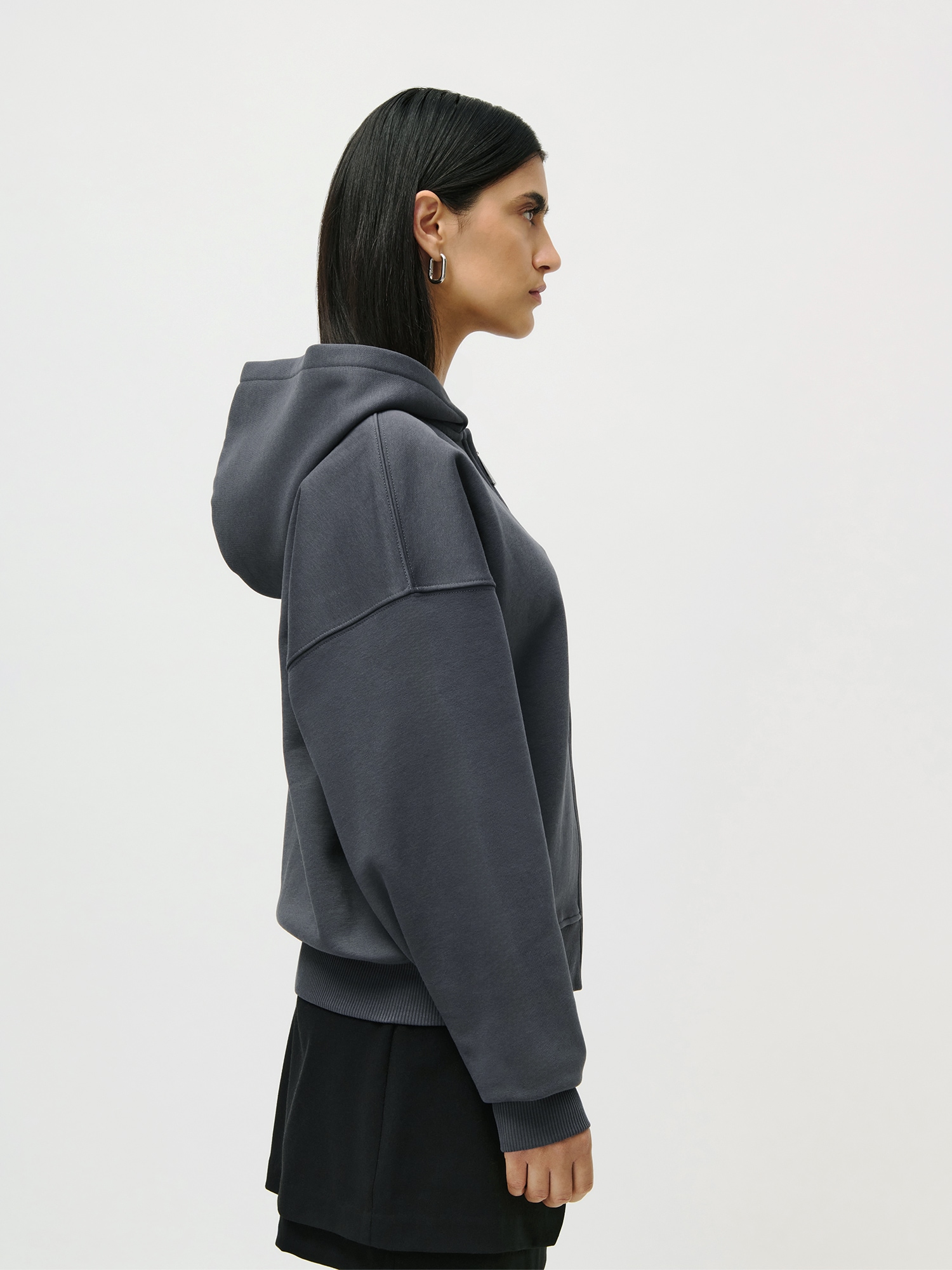 LeGer Kapuzensweatjacke »Fenna, LeGer by Lena Gercke«, Mit hochwertiger Logostickerei auf der Brust